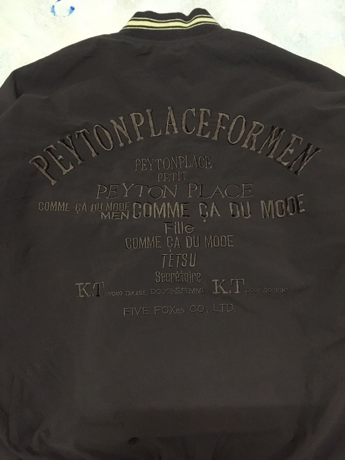PPFM Vintage PPFM Payton Place For Men Varsity Jacket Big Logo Size US L / EU 52-54 / 3 - 4 Thumbnail
