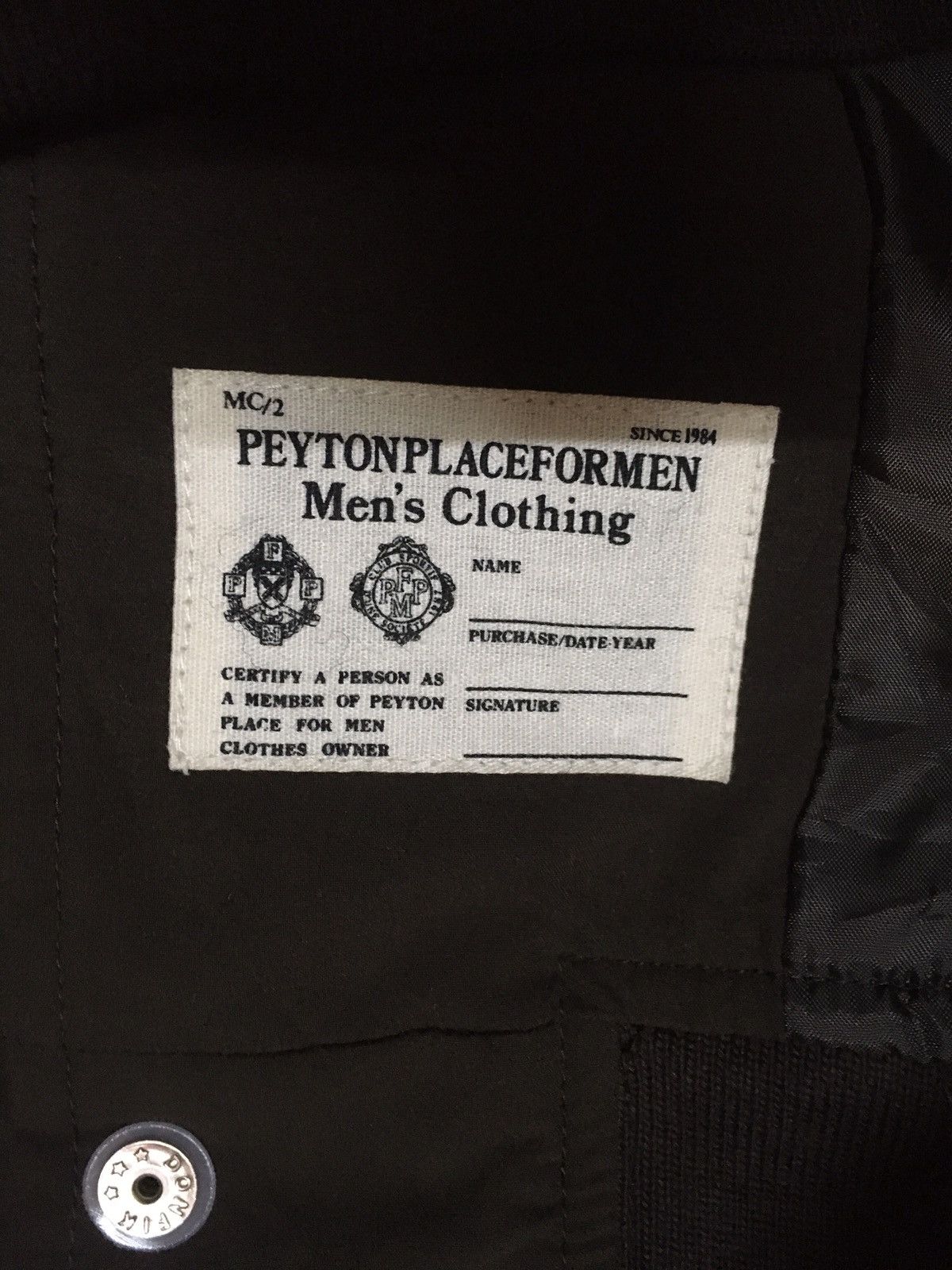 PPFM Vintage PPFM Payton Place For Men Varsity Jacket Big Logo Size US L / EU 52-54 / 3 - 6 Thumbnail