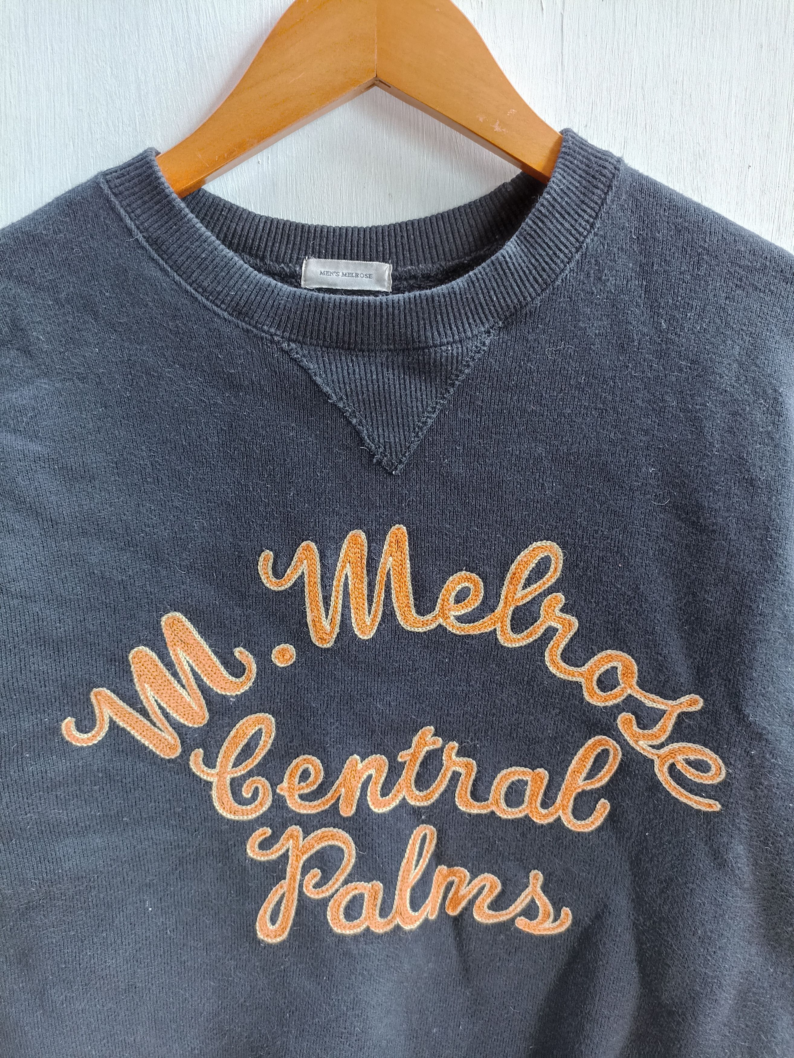 Japanese Brand Mens Melrose sweatshirt embroidery Size US L / EU 52-54 / 3 - 3 Thumbnail