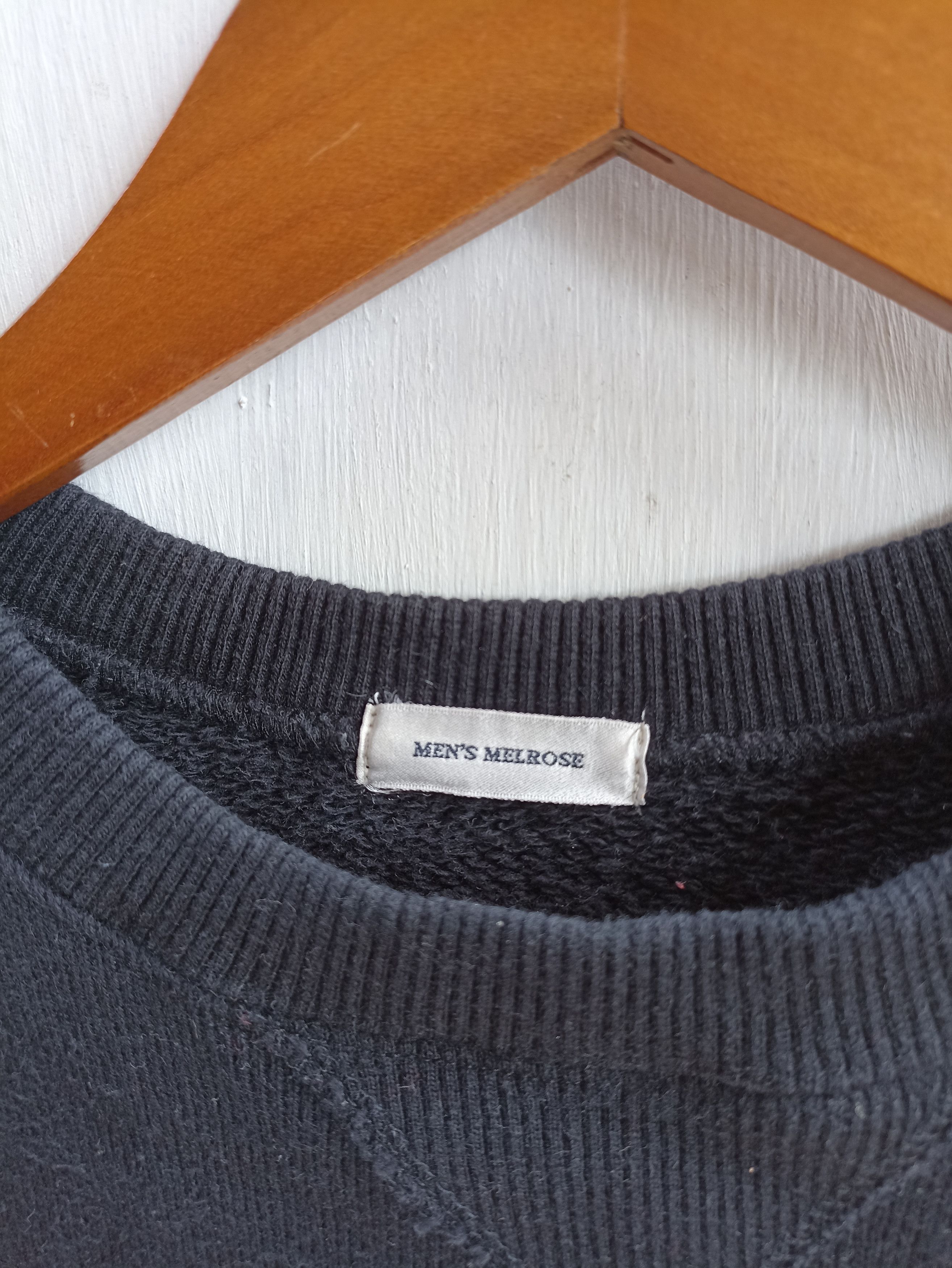 Japanese Brand Mens Melrose sweatshirt embroidery Size US L / EU 52-54 / 3 - 5 Thumbnail