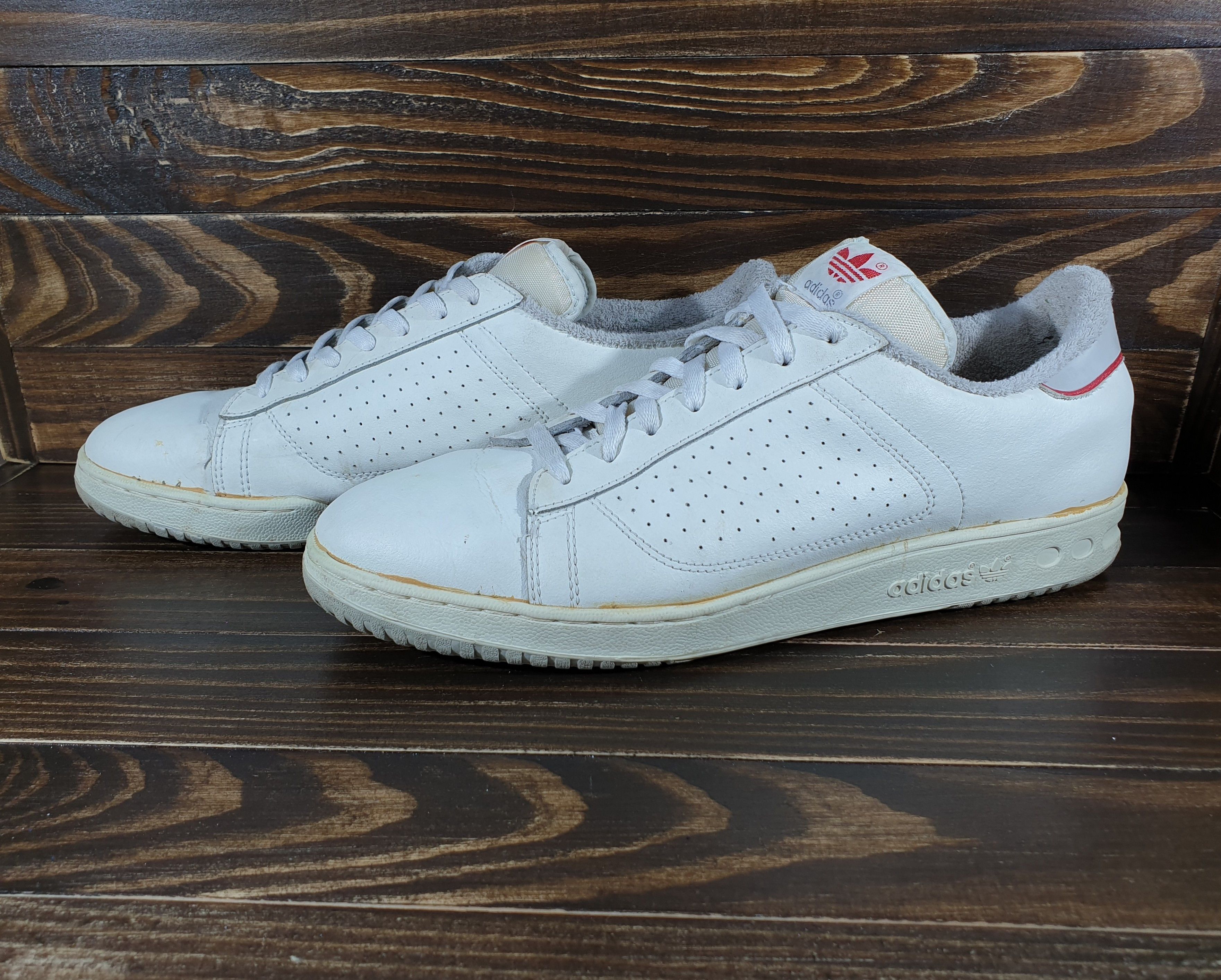 Adidas × Vintage Vintage Adidas Leather Sneackers US 12 Made In Korea Rare Size US 12 / EU 45 - 6 Thumbnail