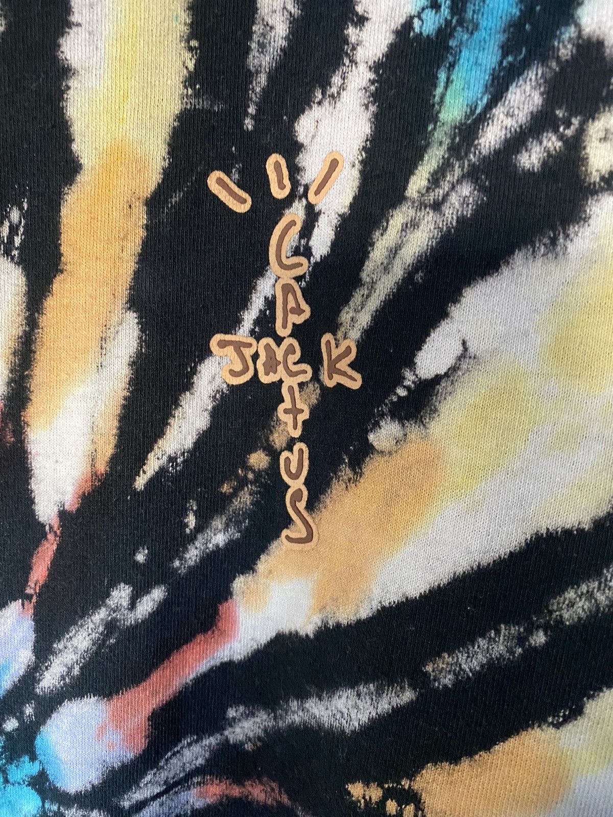 Travis Scott Travis Scott Cactus Jack Highest In The Room Tye Dye T-Shirt Size US L / EU 52-54 / 3 - 4 Thumbnail