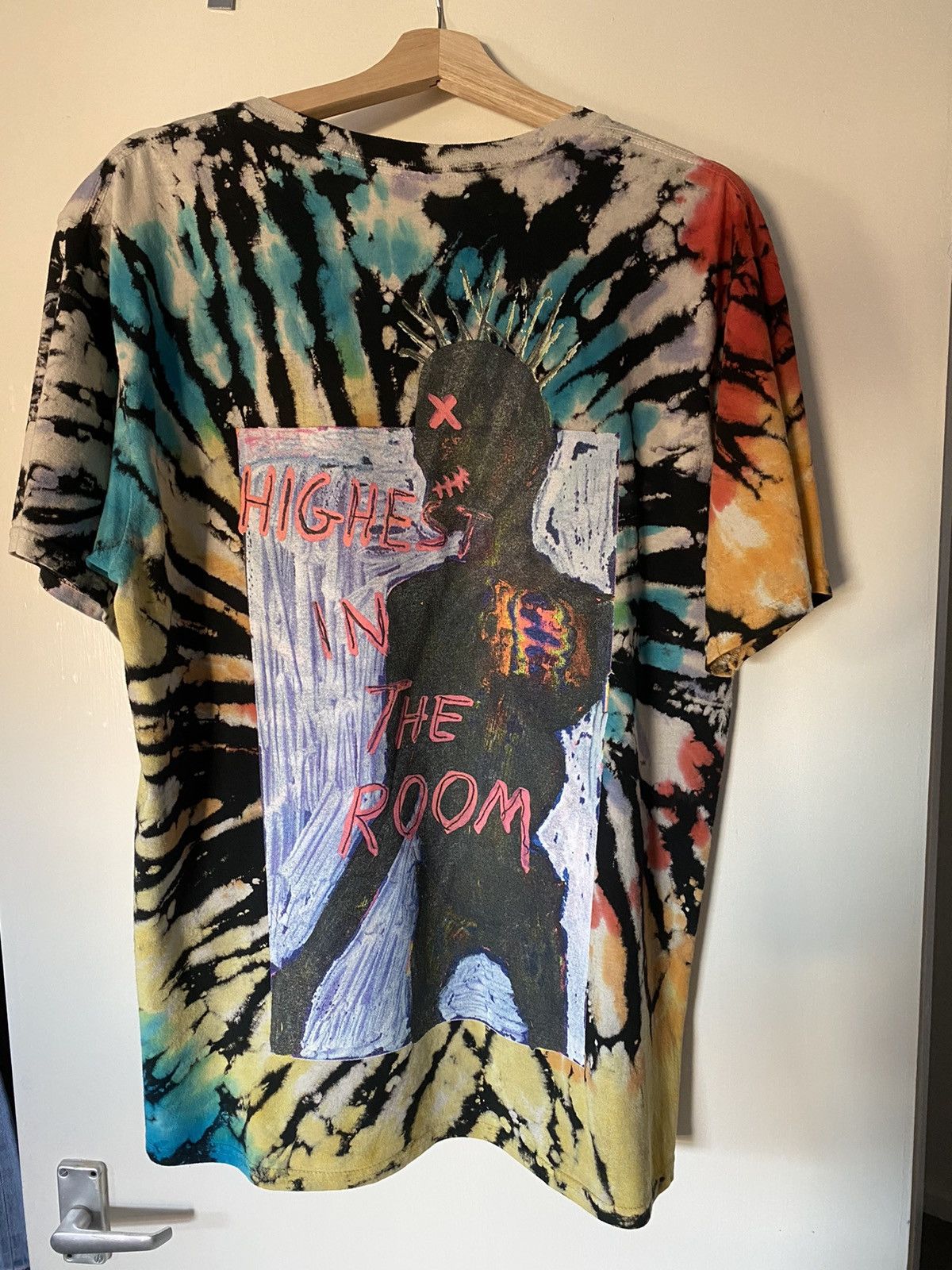 Travis Scott Travis Scott Cactus Jack Highest In The Room Tye Dye T-Shirt Size US L / EU 52-54 / 3 - 2 Thumbnail