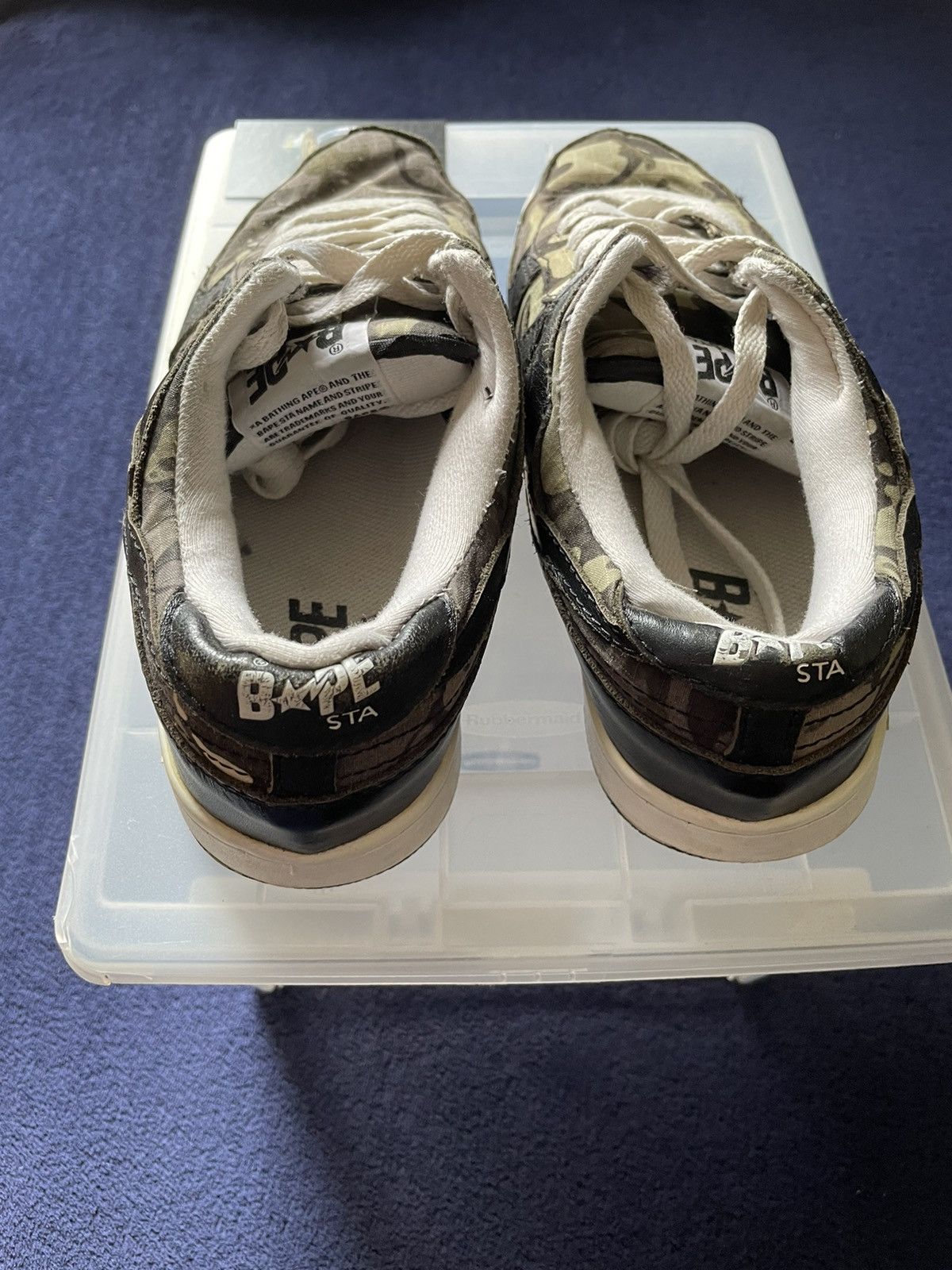 Bape Bape Dark Camo Skatestas Size US 7.5 / EU 40-41 - 5 Thumbnail