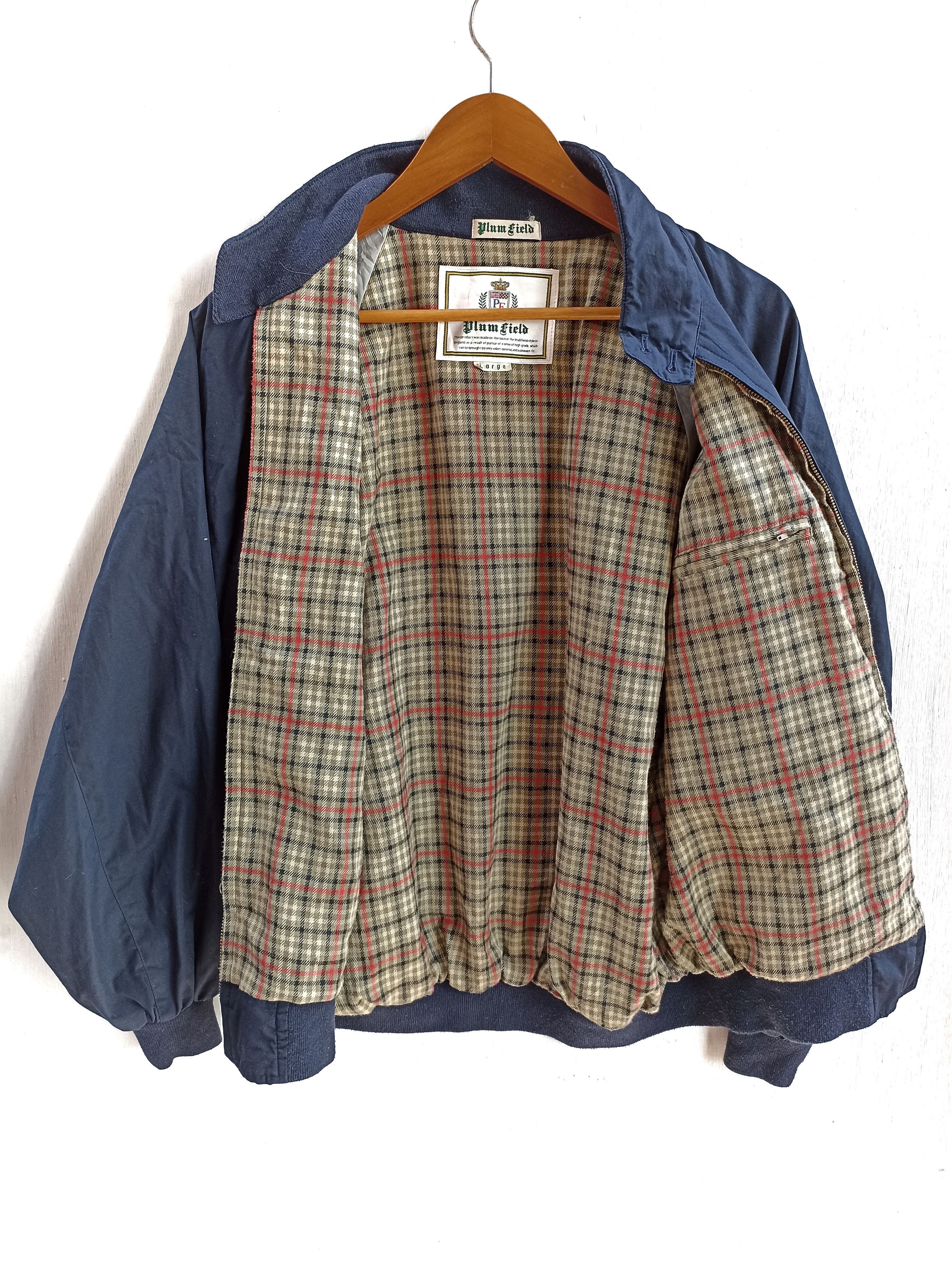 Harrington × Vintage Vintage Plum Field Harrington jacket