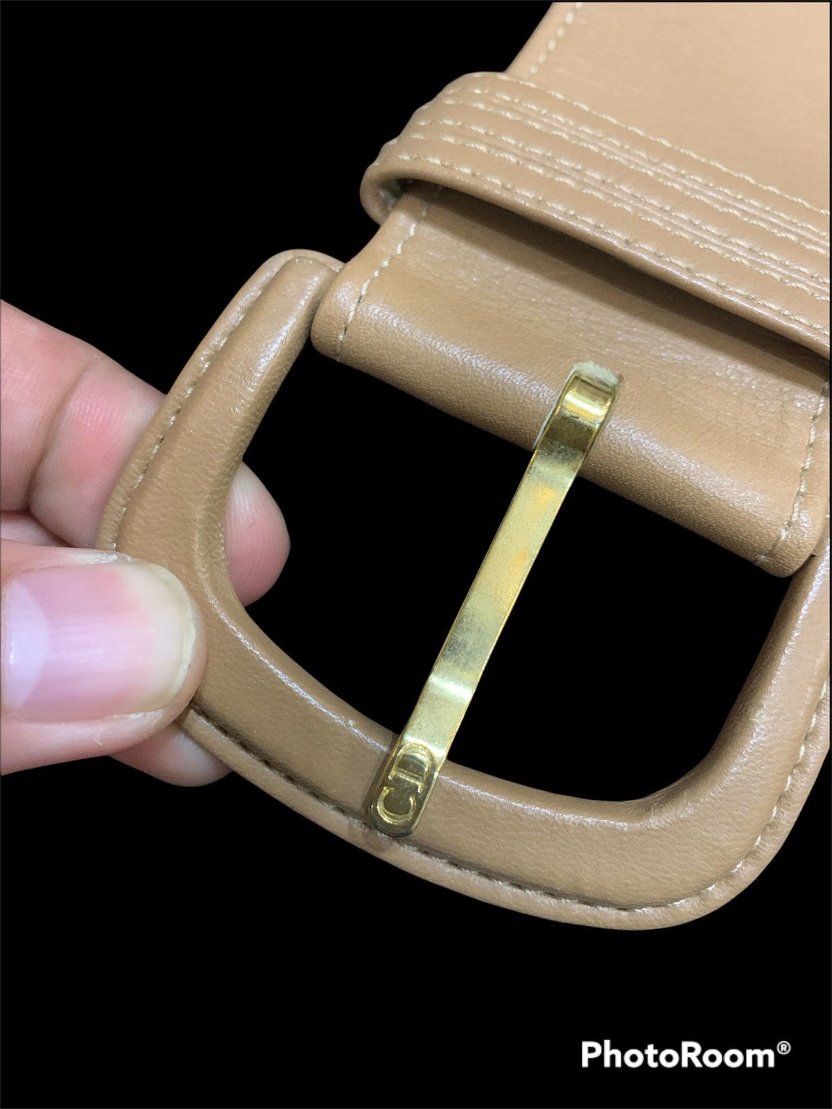 Christian Dior Monsieur VINTAGE CHRISTIAN DIOR WIDE BELT 26-30 Size 28 - 2 Thumbnail