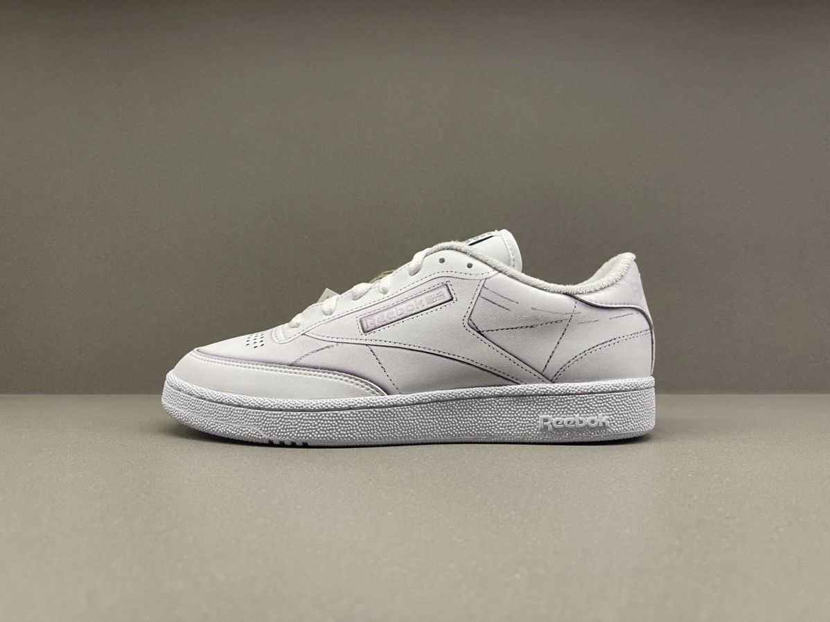 Maison Margiela × Reebok Reebok Club C Maison Margiela White Size US 6 / EU 39 - 4 Thumbnail