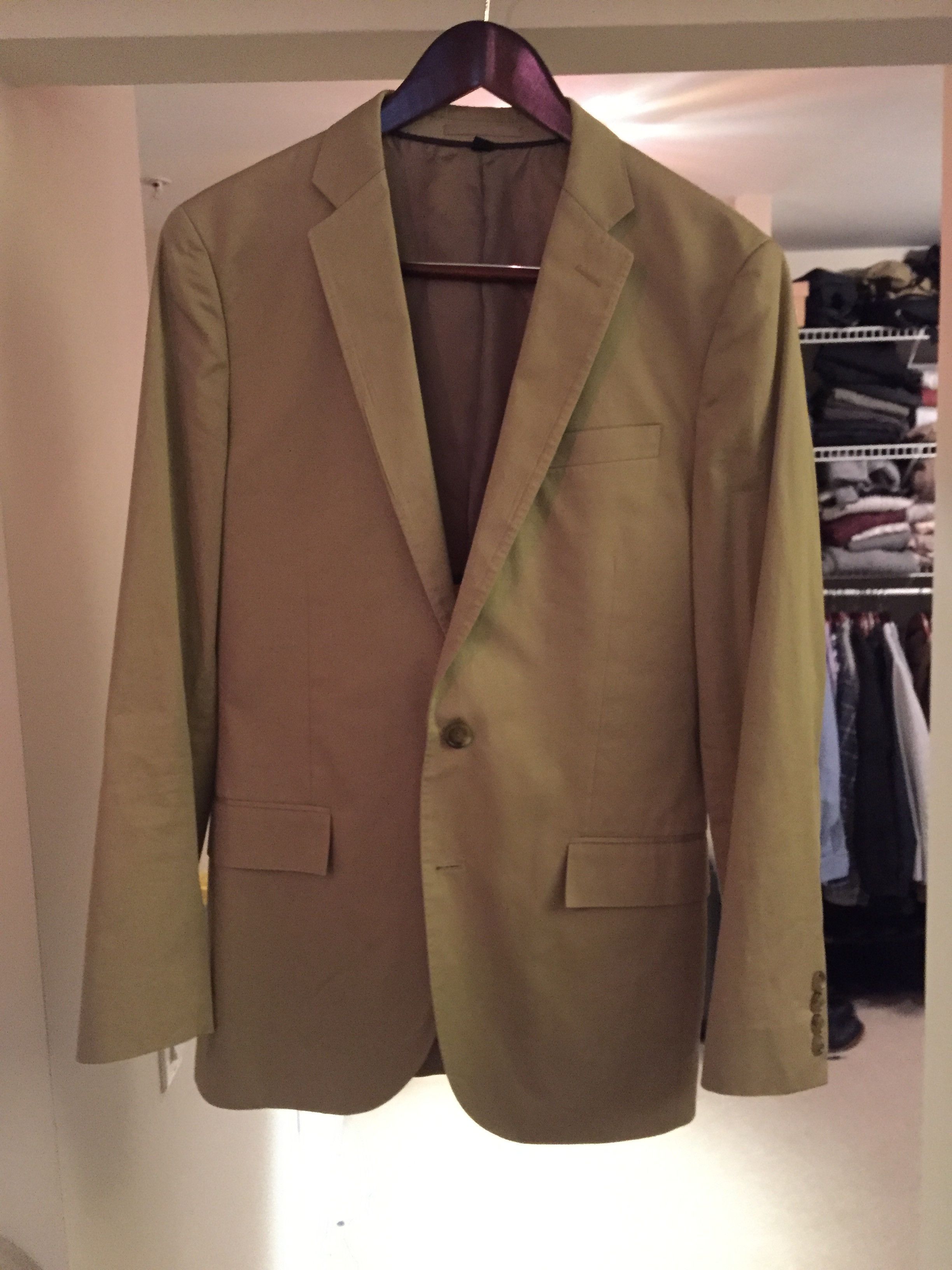J.Crew Ludlow Suit Jacket (Chino) Size 38R - 2 Thumbnail