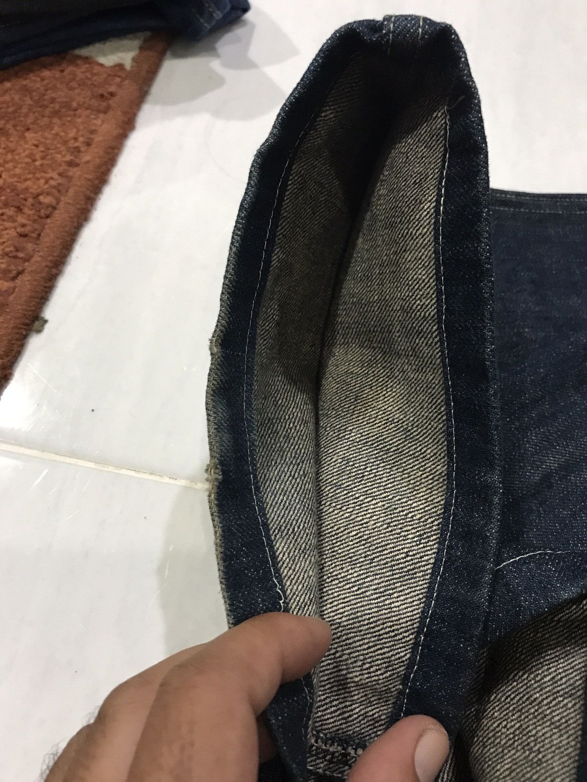 Japanese Brand FOUR BARS By RYUICHIRO SHIMAZAKI Japan Super Designer Denim Size US 28 / EU 44 - 15 Thumbnail