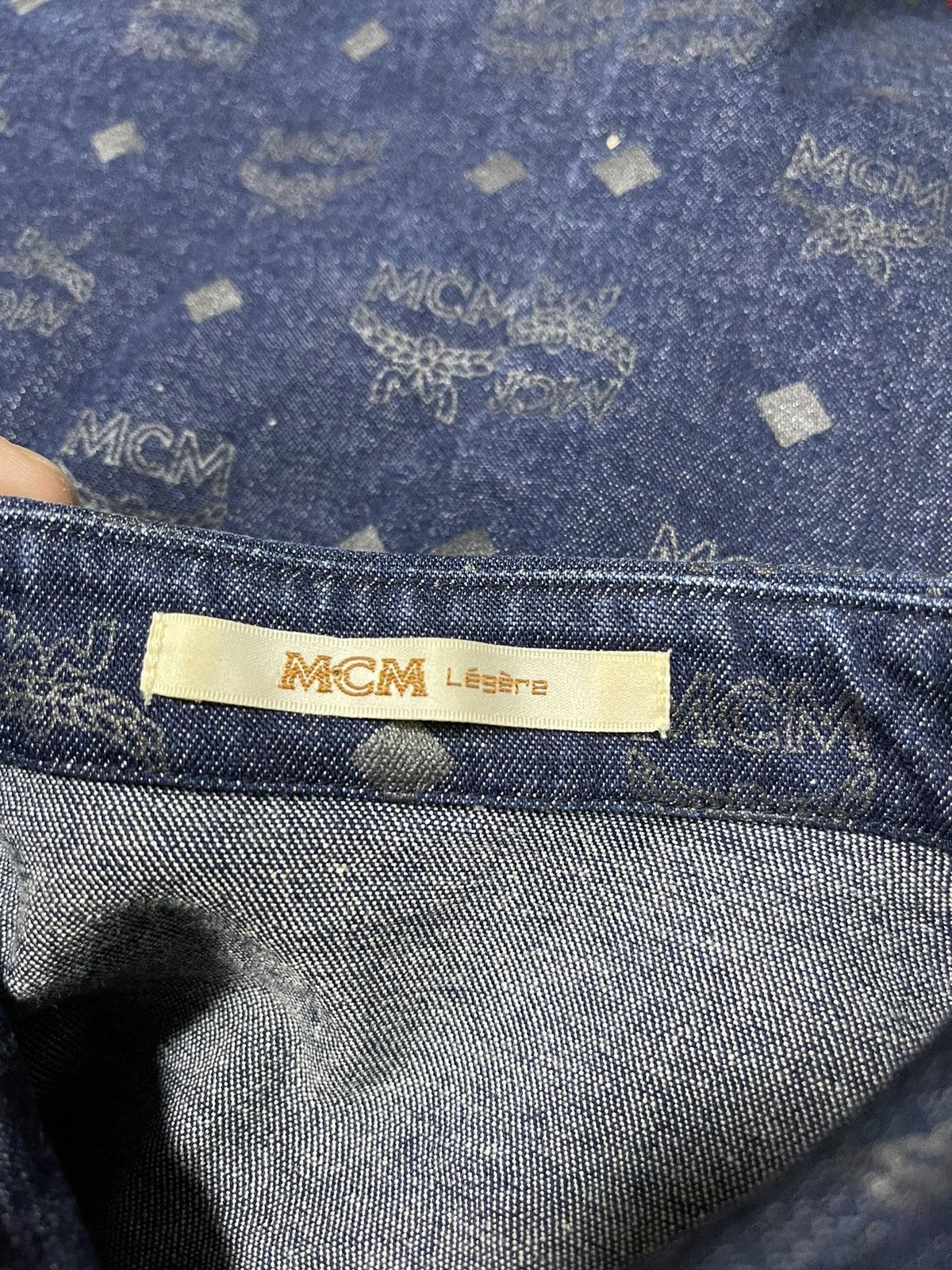 MCM Vintage MCM Monogram Button Rock Shirt Denim Size US XS / EU 42 / 0 - 4 Thumbnail