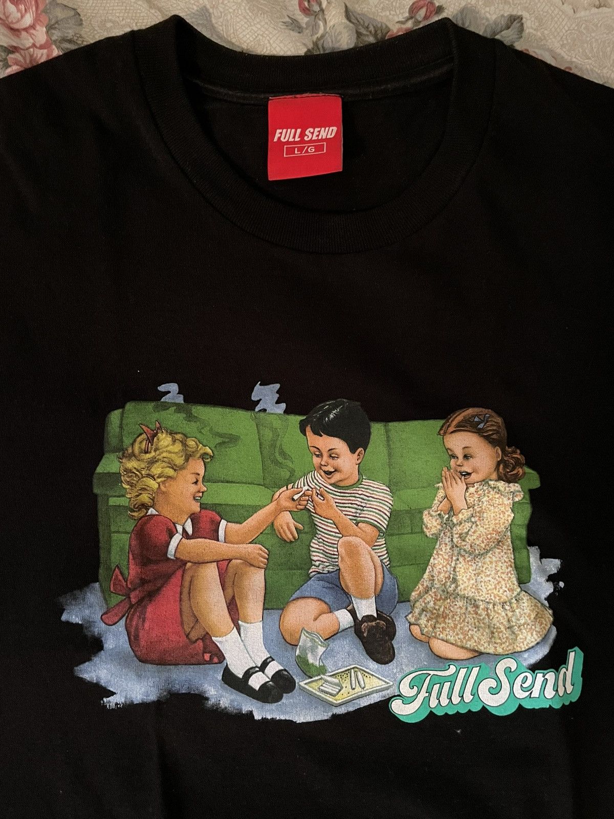 Nelk Full Send Smoking hotsell Cupid T shirt