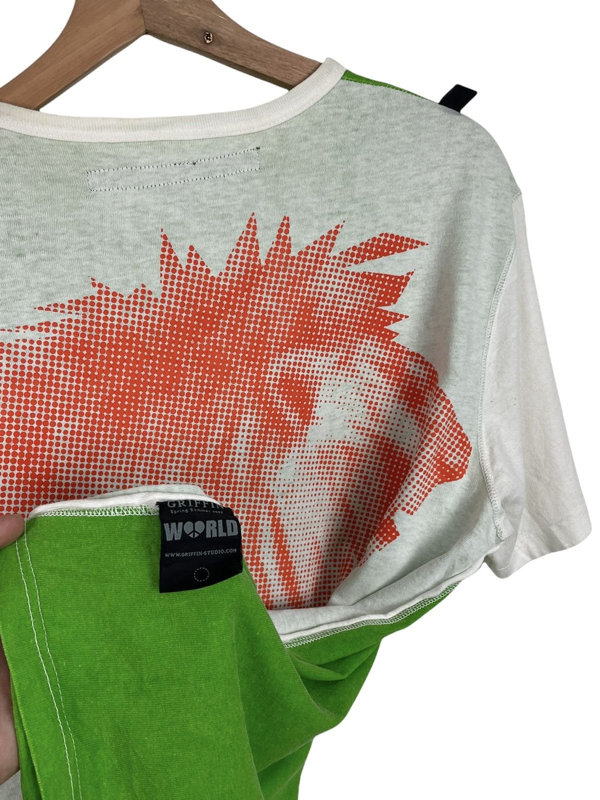 Designer × Griffin Griffin Studio Italy Tee – Lion Back Print | Rare Eco Drop Size US S / EU 44-46 / 1 - 8 Thumbnail