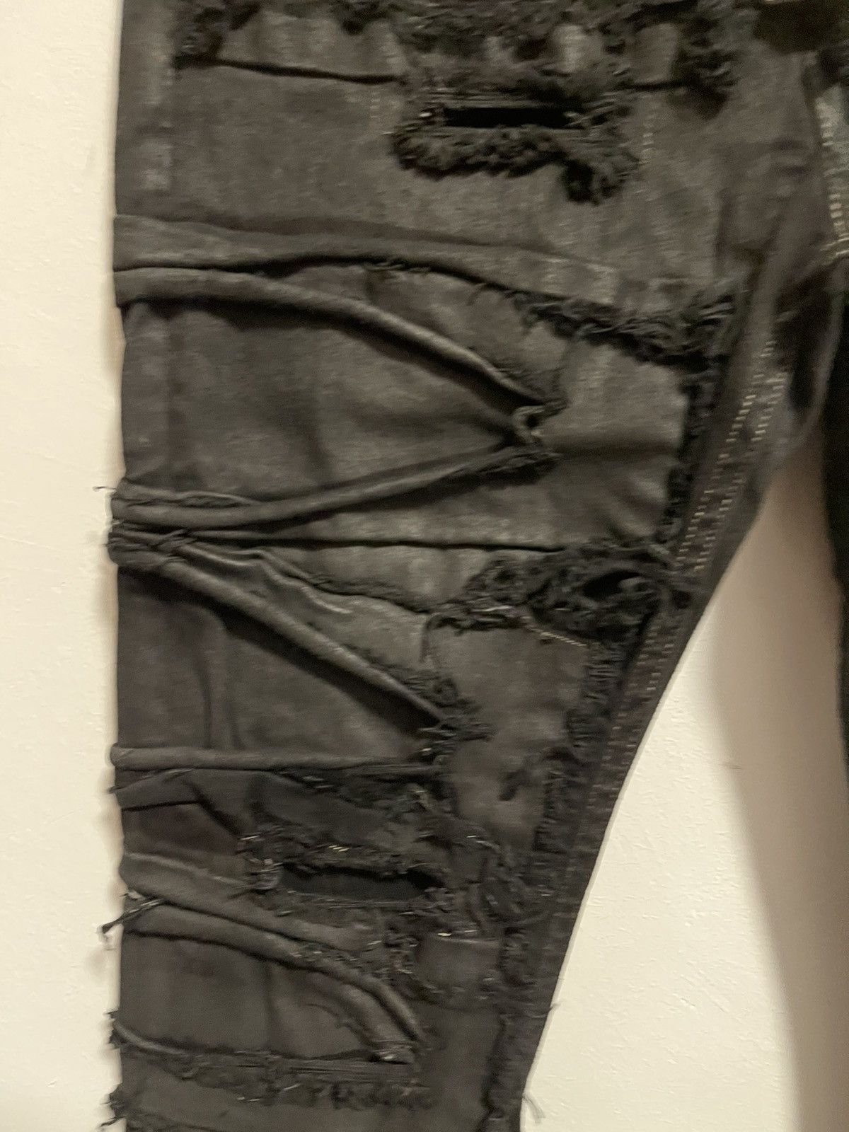 Rick Owens Drkshdw Rick Owens Drkshdw distressed Detroit cut jeans Size US 32 / EU 48 - 7 Thumbnail