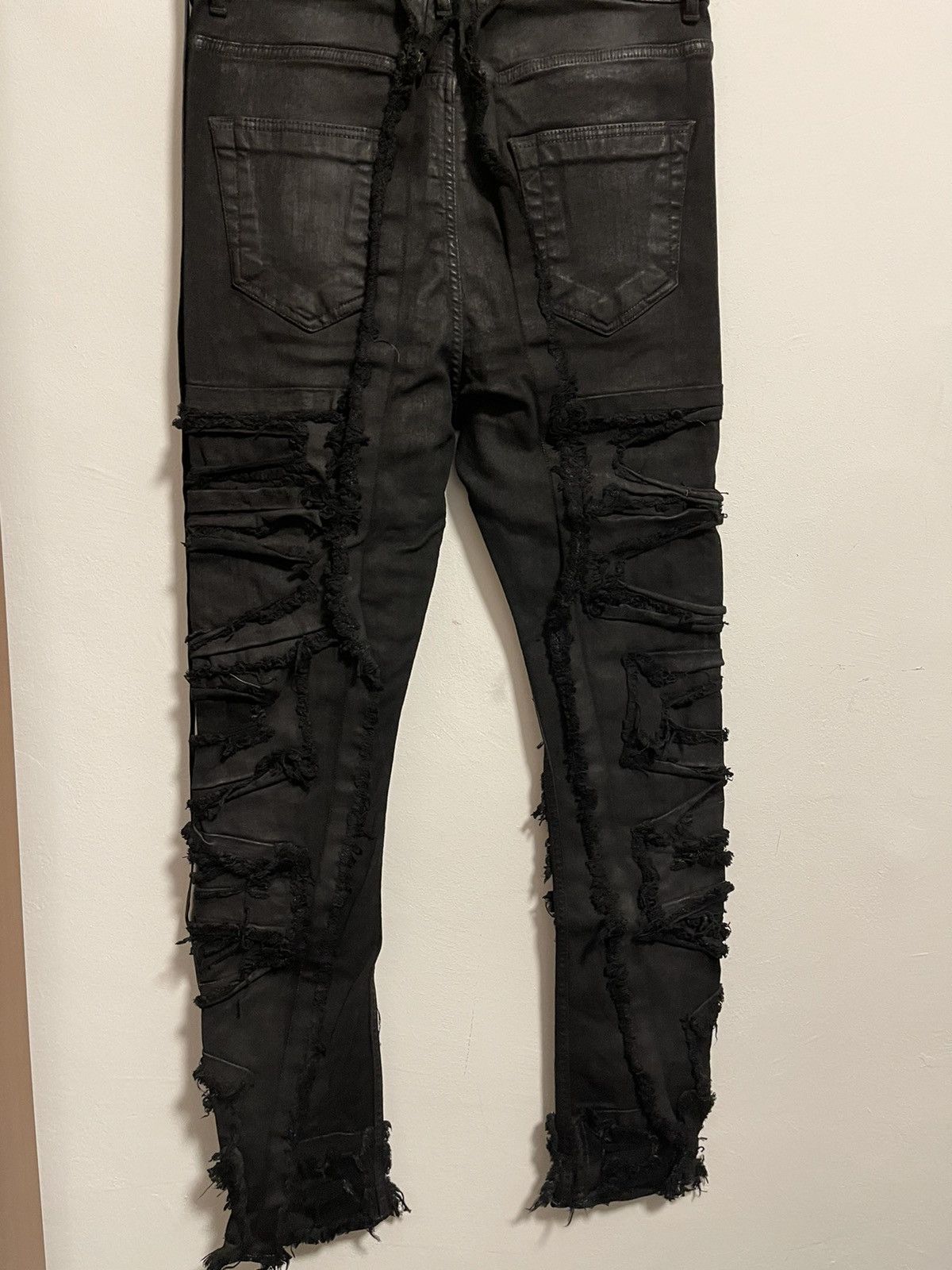 Rick Owens Drkshdw Rick Owens Drkshdw distressed Detroit cut jeans Size US 32 / EU 48 - 11 Thumbnail