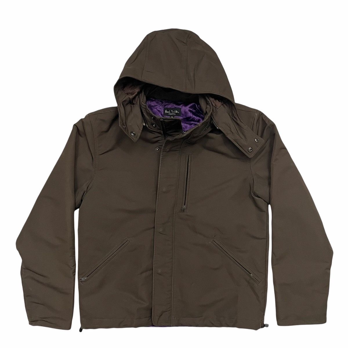 Designer × Paul Smith 🔥PAUL SMITH RICH BROWN ZIPPER HOODIE Size US M / EU 48-50 / 2 - 1 Thumbnail
