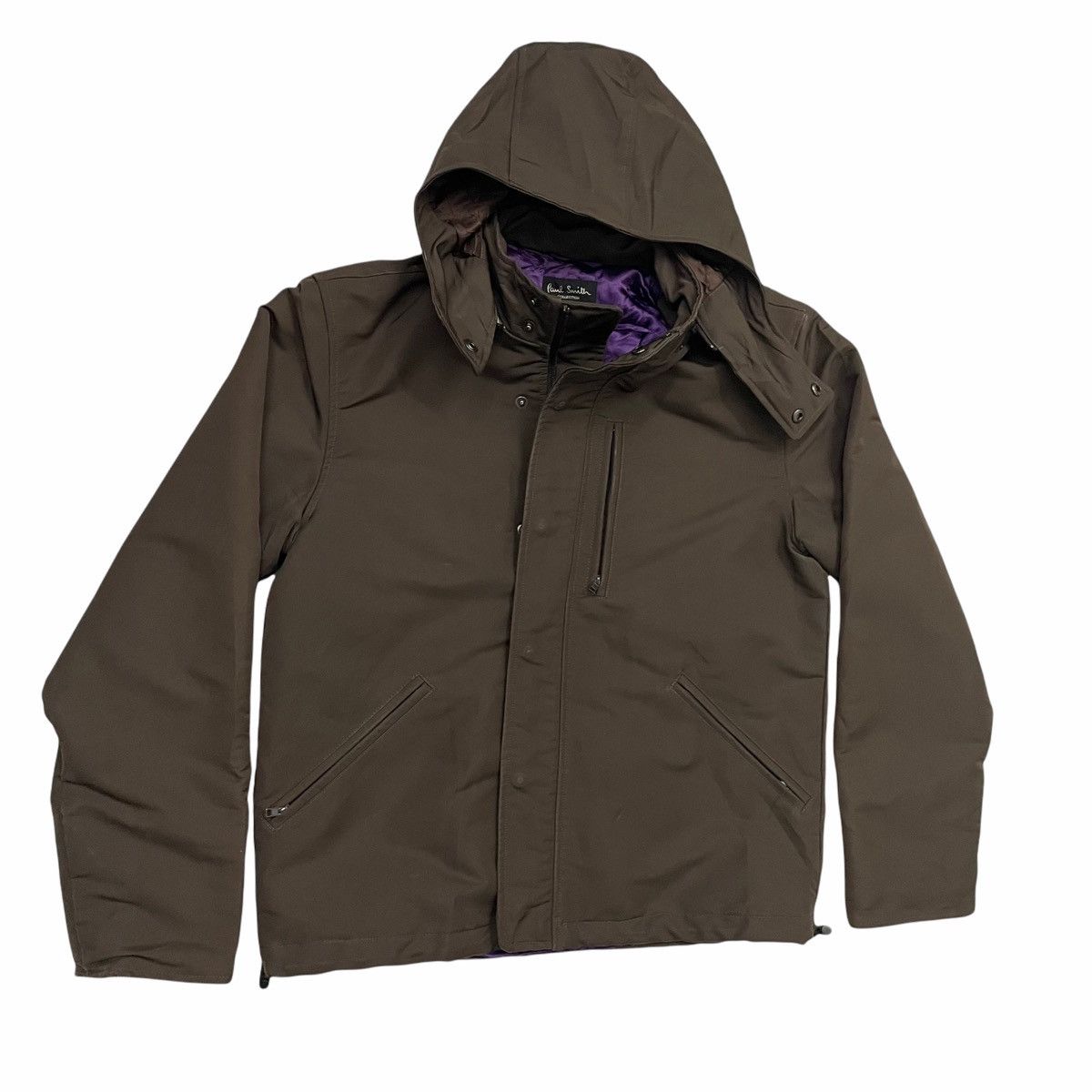 Designer × Paul Smith 🔥PAUL SMITH RICH BROWN ZIPPER HOODIE Size US M / EU 48-50 / 2 - 3 Thumbnail