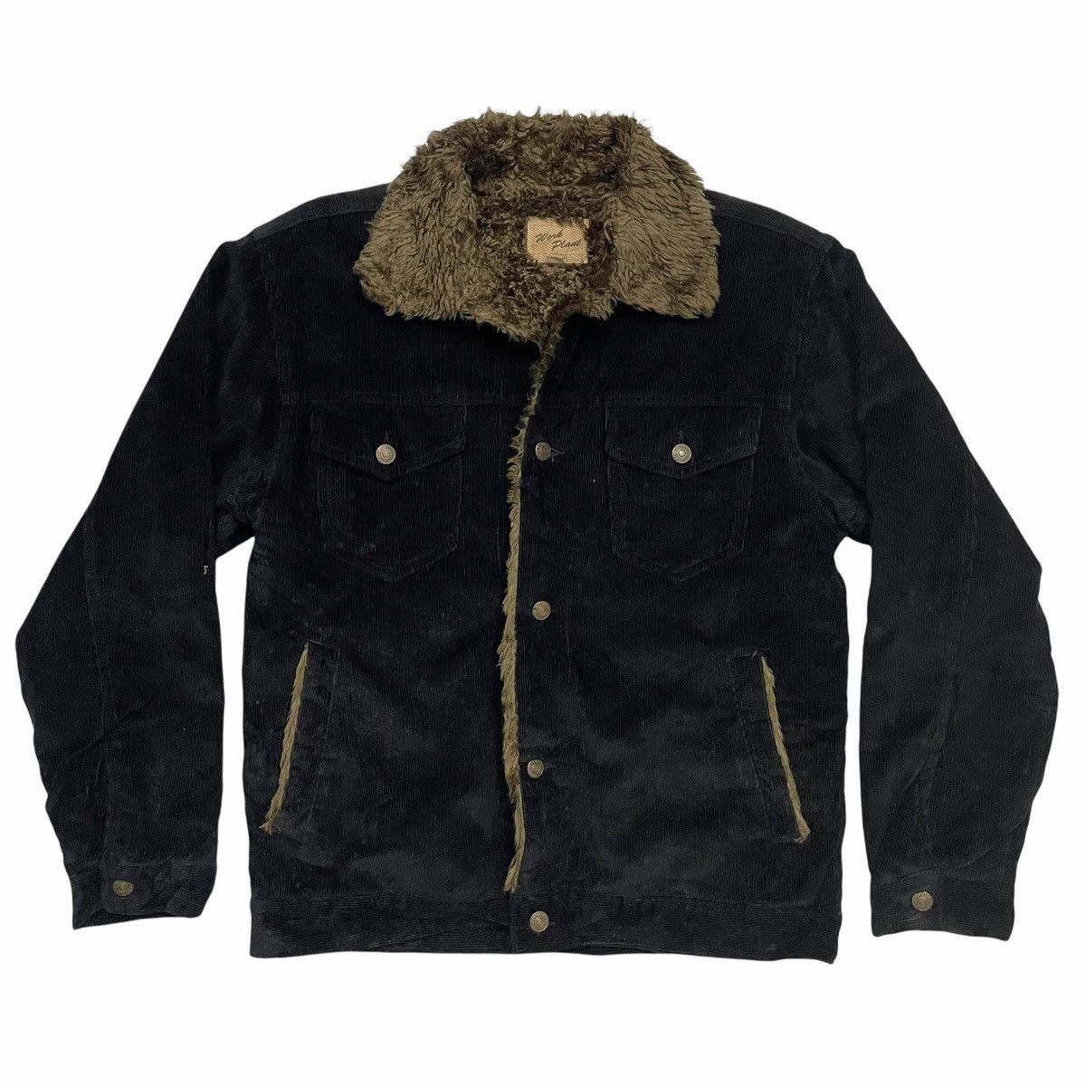 Japanese Brand 💥Japanese Work Plant Corduroy Trucker Jacket Size US M / EU 48-50 / 2 - 1 Thumbnail