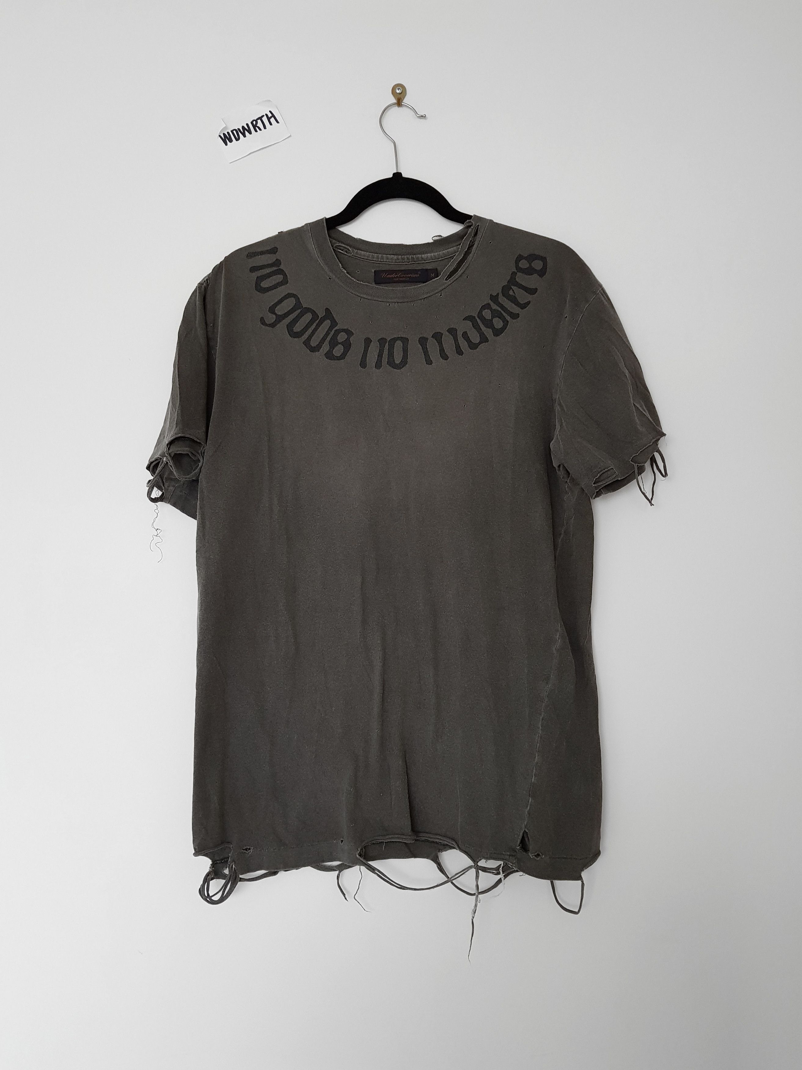 Undercover Undercover SS 03 Scab 'No Gods No Masters' Distressed T