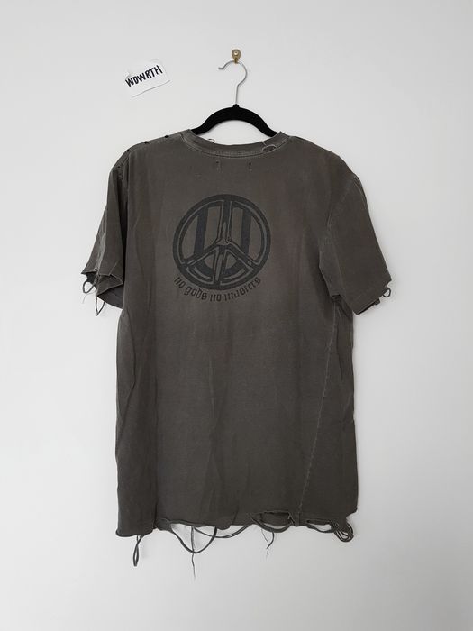 Undercover Undercover SS 03 Scab 'No Gods No Masters' Distressed T