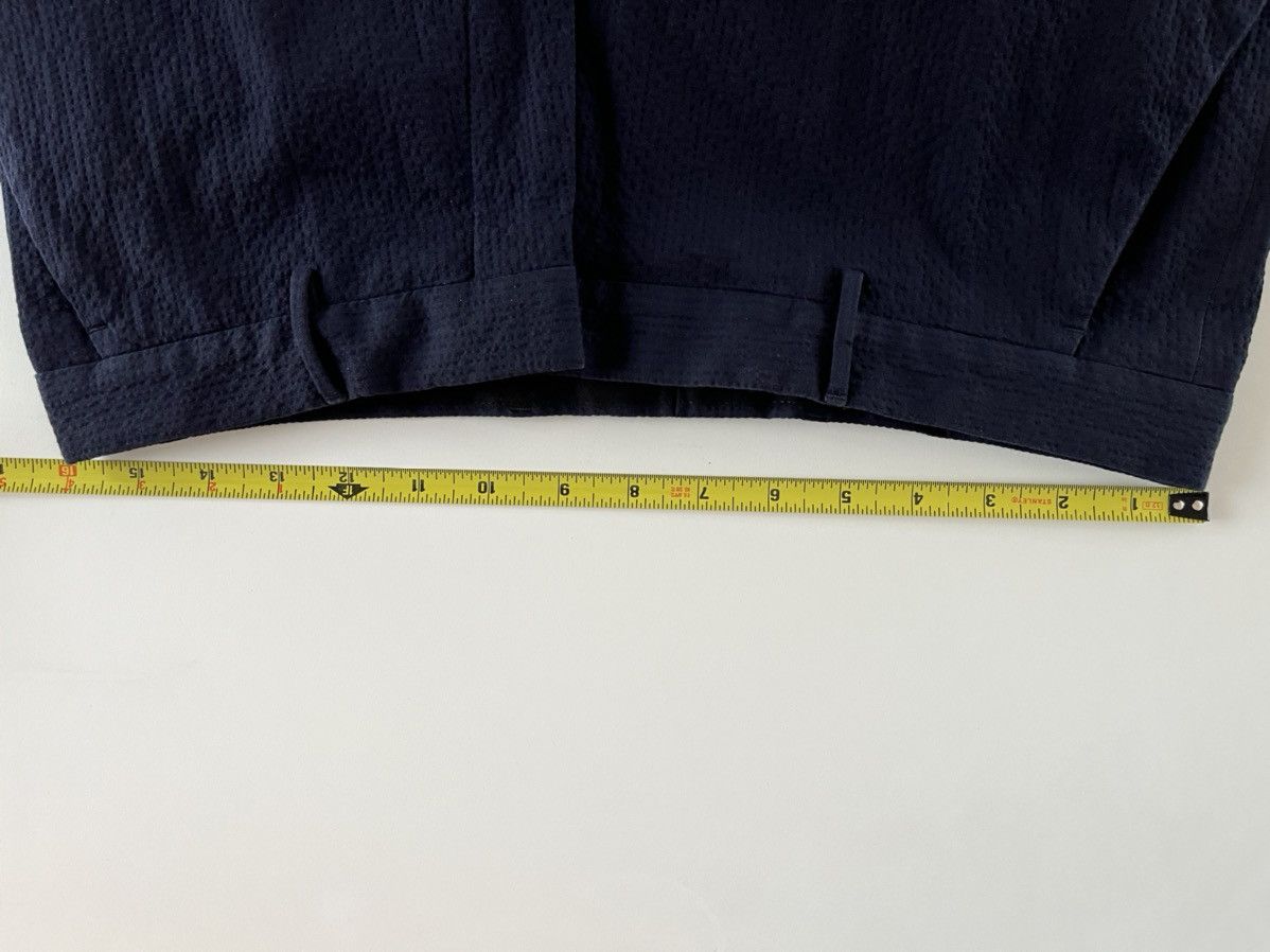 Burberry Navy Seersucker Pants - sz 32 Size 38R - 4 Thumbnail