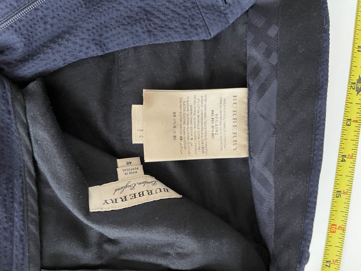 Burberry Navy Seersucker Pants - sz 32 Size 38R - 3 Thumbnail
