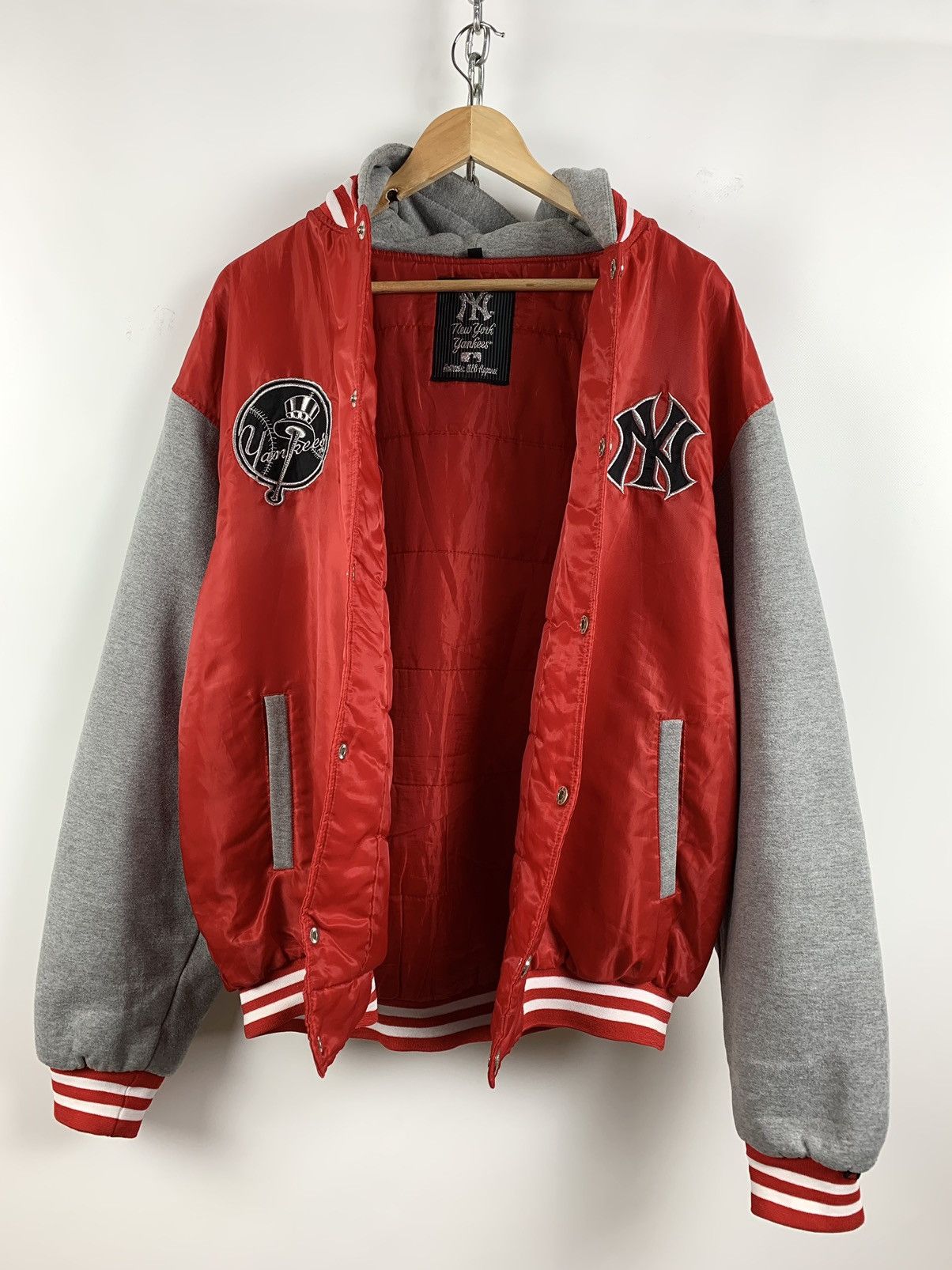 Majestic Vintage New York Yankees Majestic Varsity Hoodie Jacket Size US XL / EU 56 / 4 - 9 Thumbnail