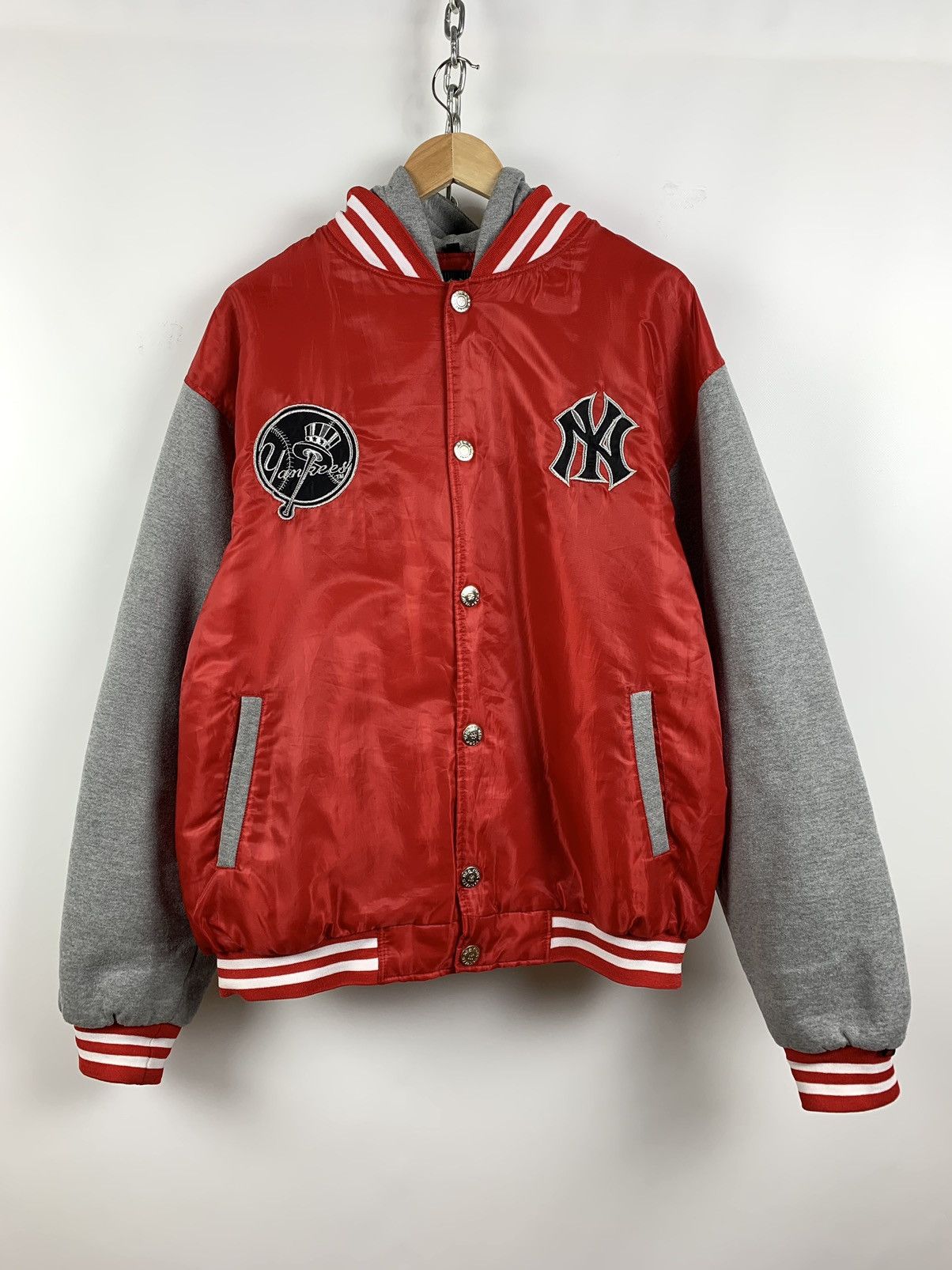 Majestic Vintage New York Yankees Majestic Varsity Hoodie Jacket Size US XL / EU 56 / 4 - 3 Thumbnail