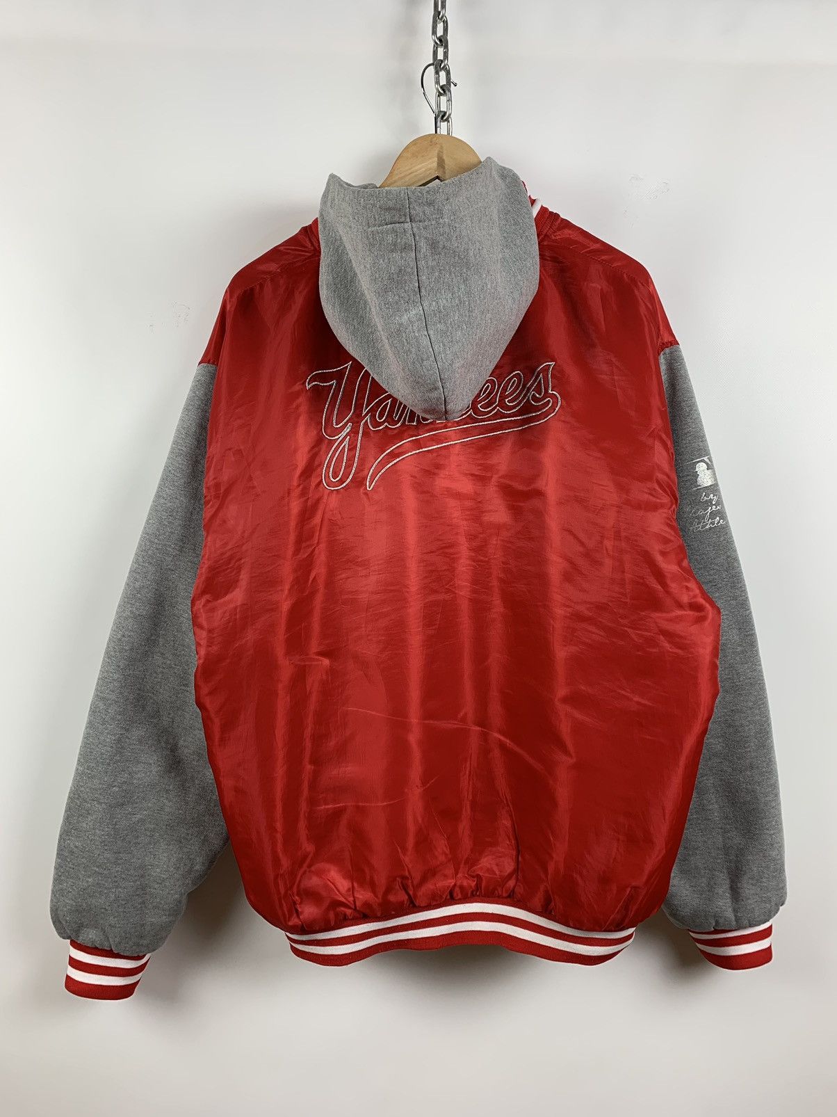 Majestic Vintage New York Yankees Majestic Varsity Hoodie Jacket Size US XL / EU 56 / 4 - 4 Thumbnail