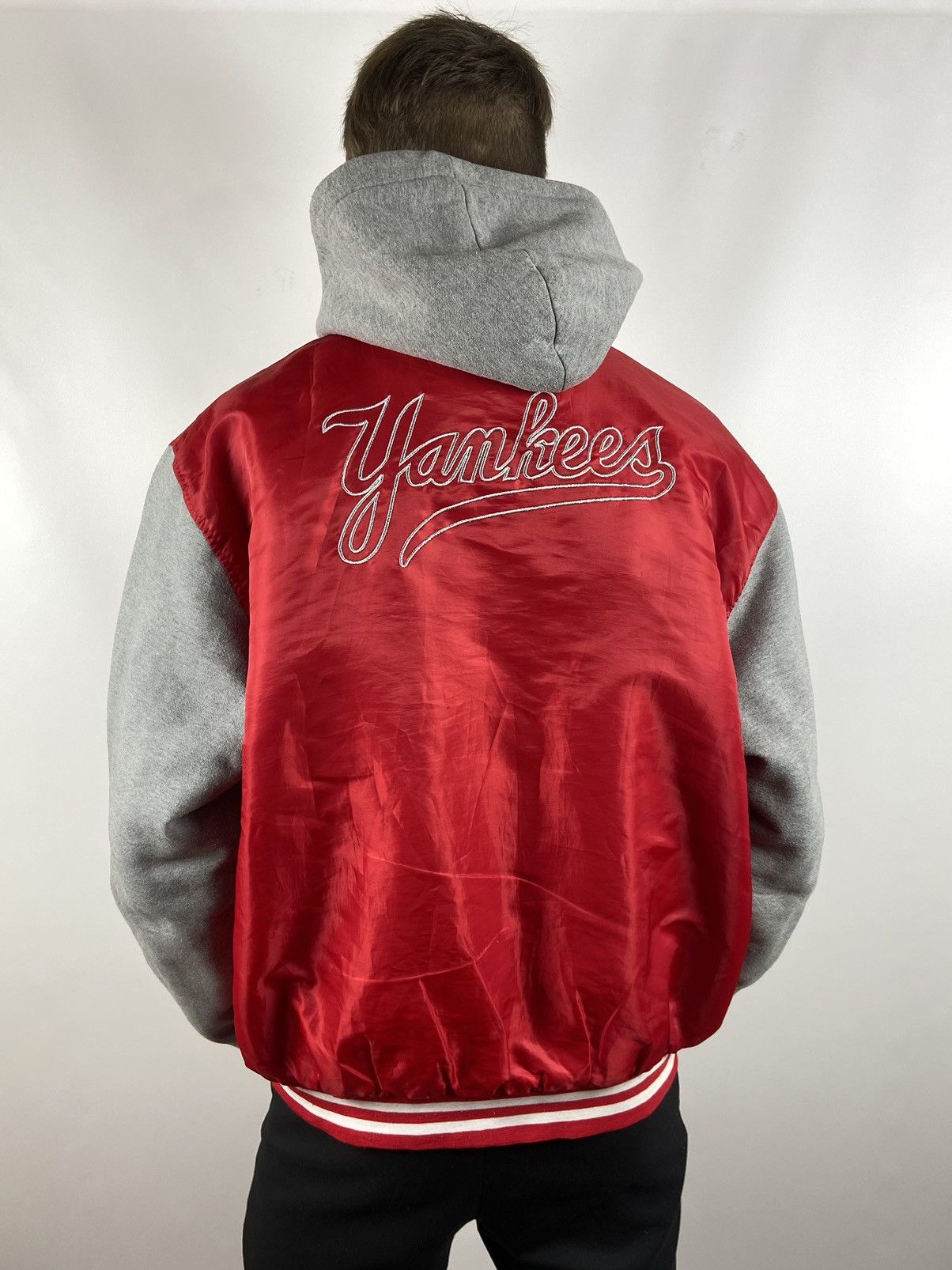 Majestic Vintage New York Yankees Majestic Varsity Hoodie Jacket Size US XL / EU 56 / 4 - 2 Thumbnail