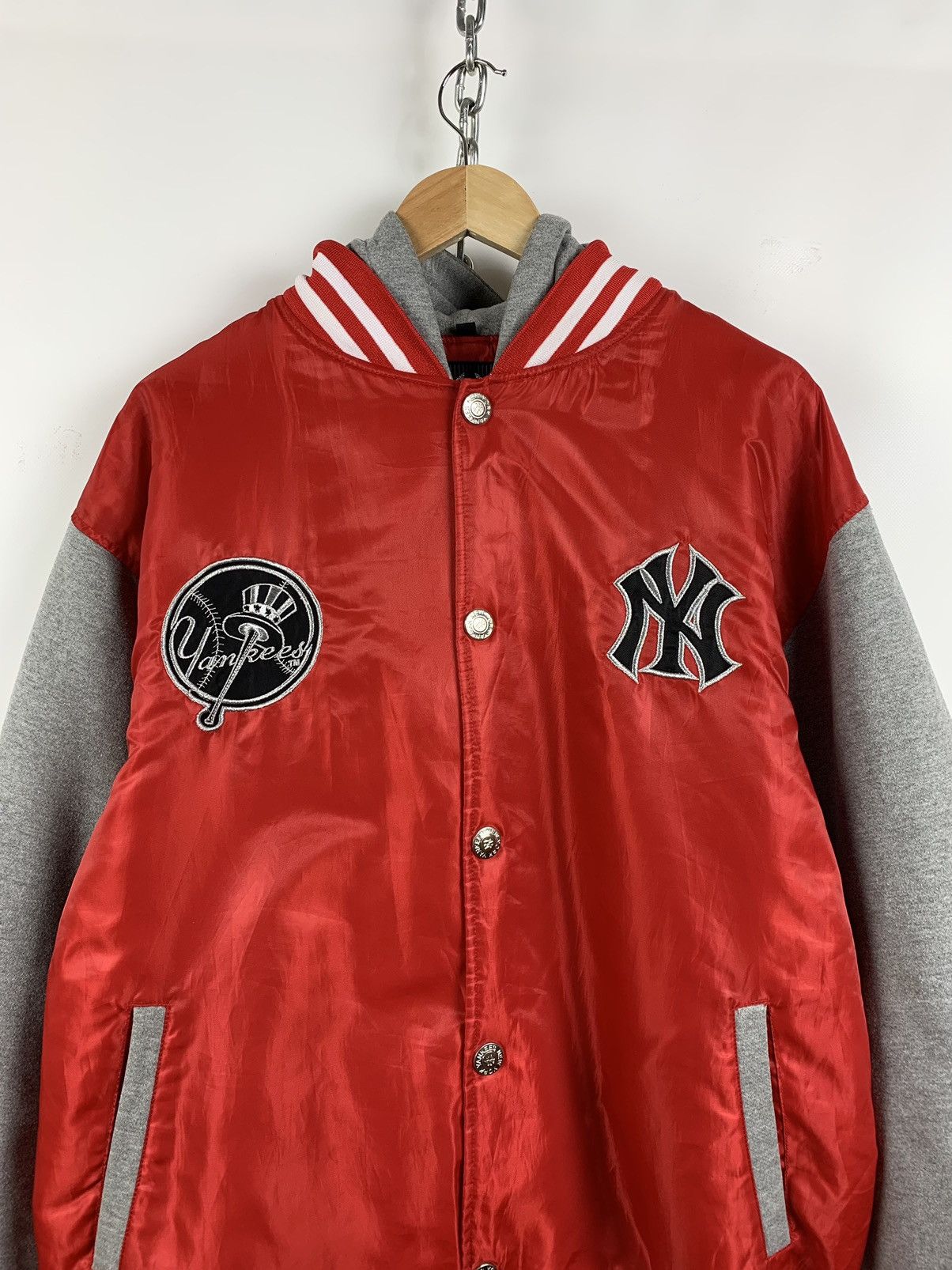Majestic Vintage New York Yankees Majestic Varsity Hoodie Jacket Size US XL / EU 56 / 4 - 5 Thumbnail
