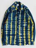 18 East Bangs Shirt - Lightning Tie-Dye Navy/Yellow Size US M / EU 48-50 / 2 - 10 Thumbnail