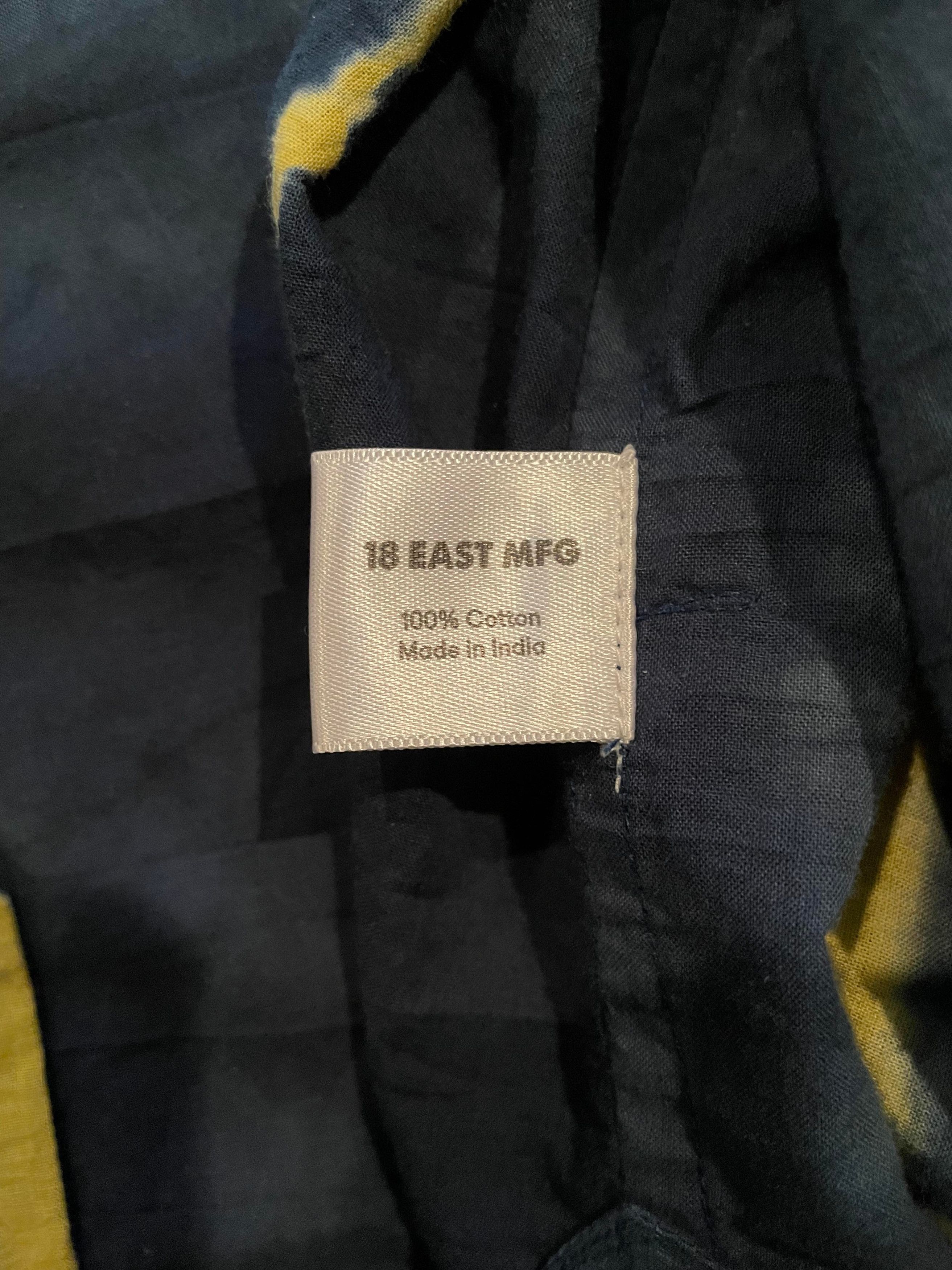 18 East Bangs Shirt - Lightning Tie-Dye Navy/Yellow Size US M / EU 48-50 / 2 - 9 Thumbnail