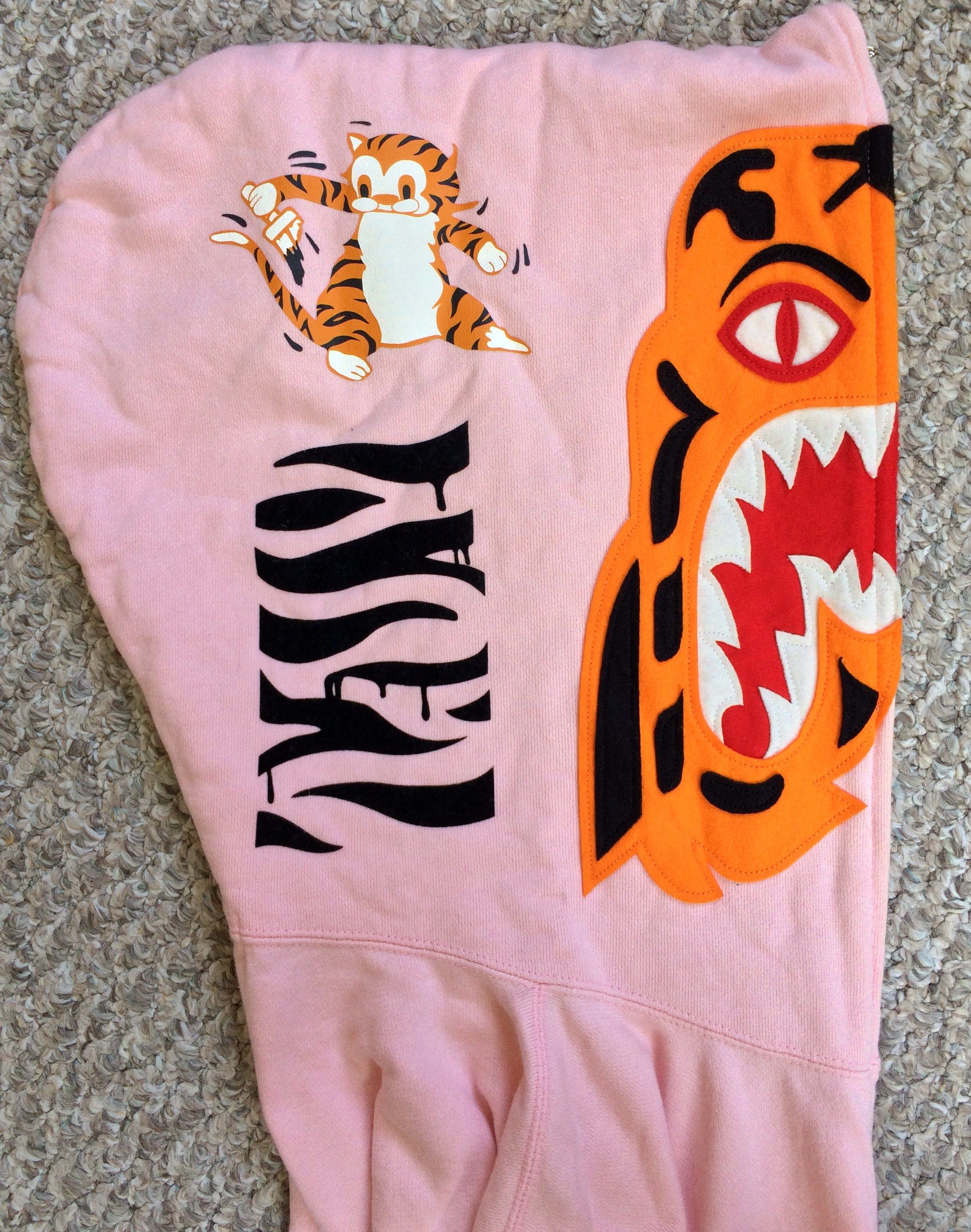 Bape S/S 2006 Bape Pink Tiger Hoodie Size US L / EU 52-54 / 3 - 3 Thumbnail