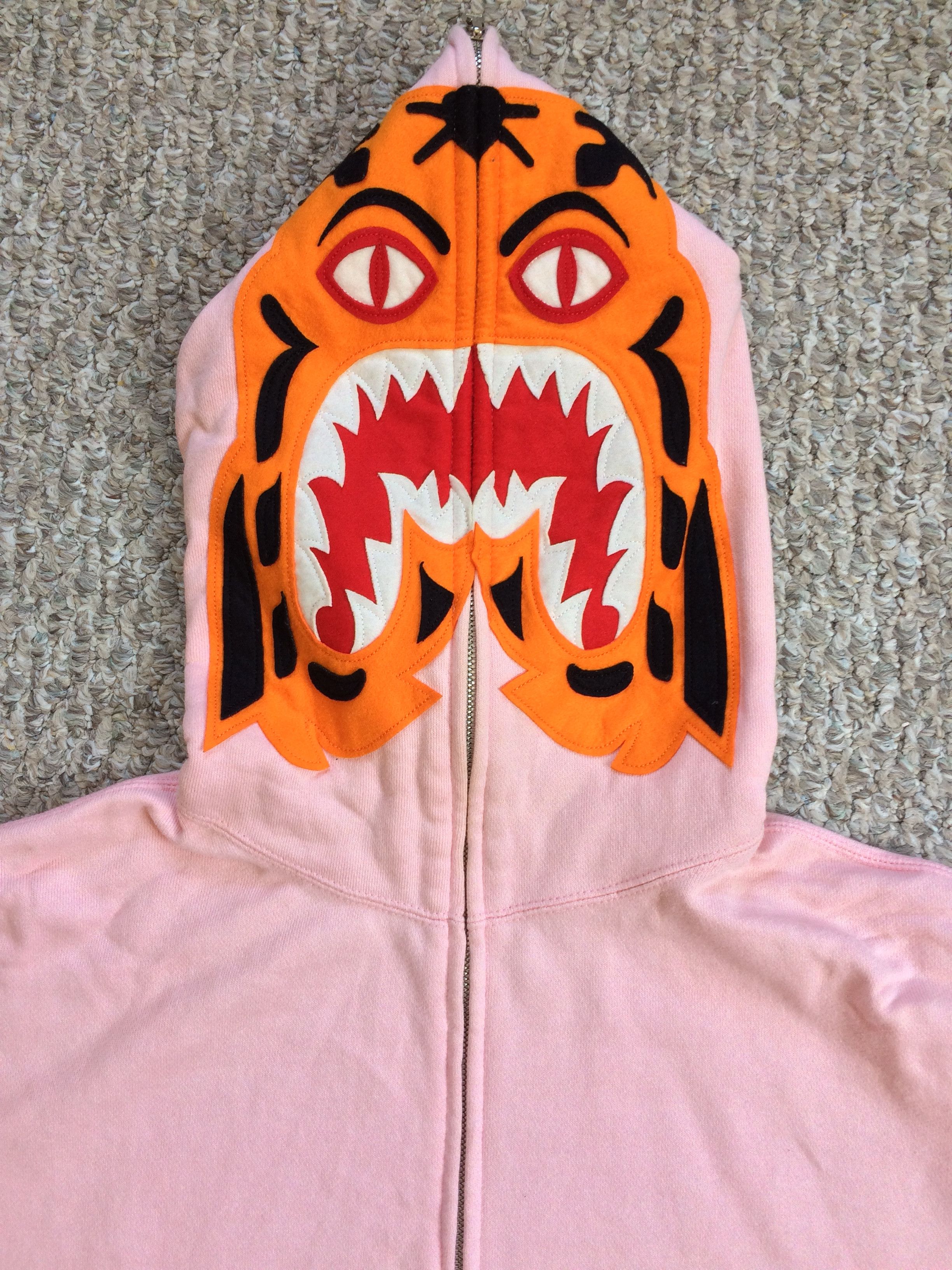 Bape S/S 2006 Bape Pink Tiger Hoodie Size US L / EU 52-54 / 3 - 2 Thumbnail