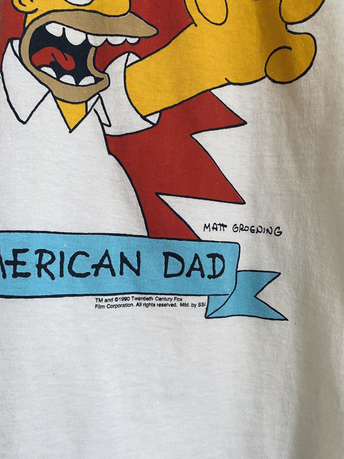 The Simpsons × Vintage Vintage 1990 Homer Simpson’s All American Dad Tee Size US L / EU 52-54 / 3 - 2 Thumbnail