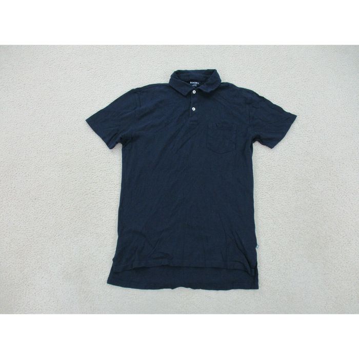 Bonobos Bonobos Polo Shirt Adult Medium Blue Casual Cotton Rugby Mens