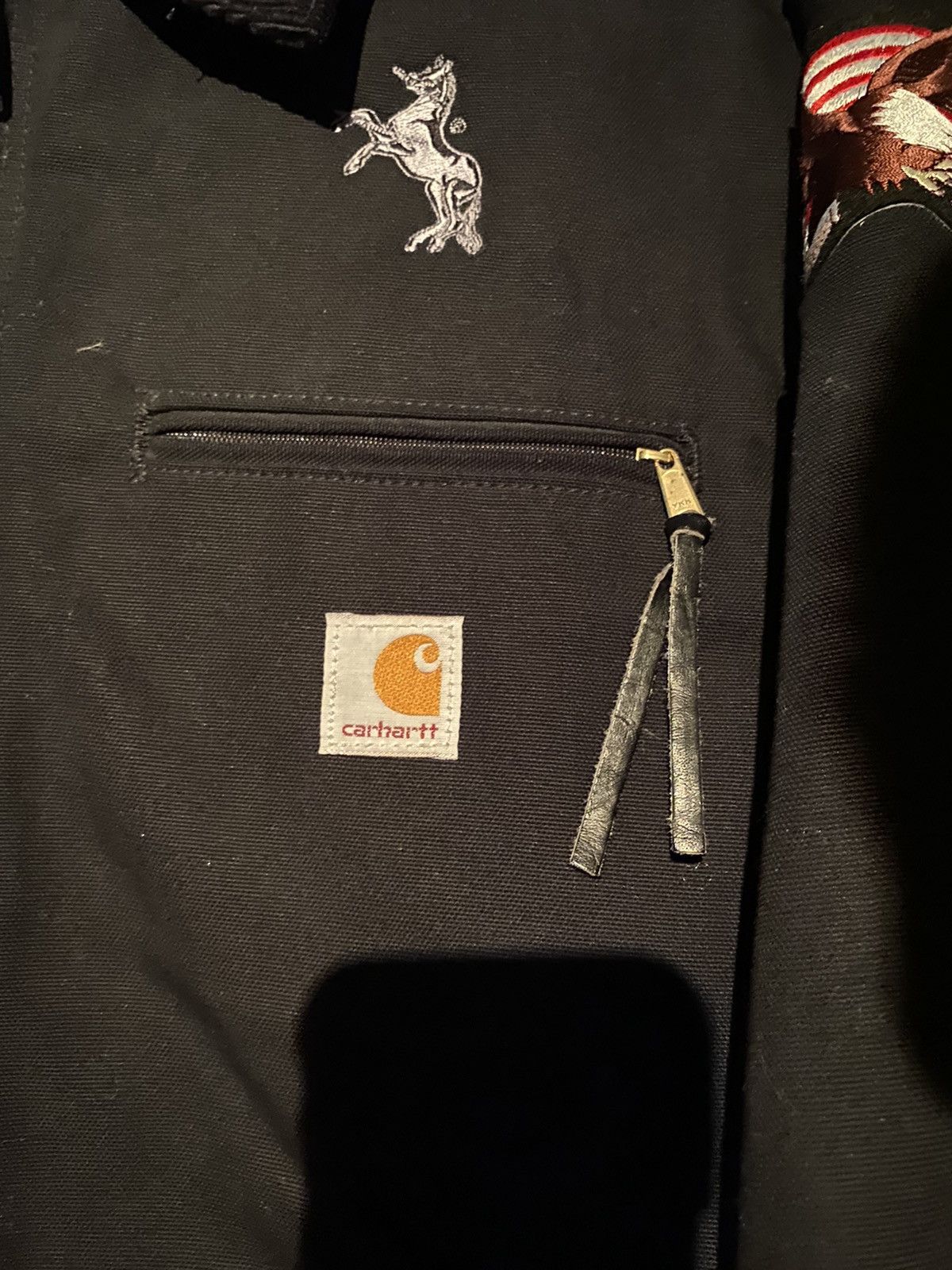 Carhartt Black Carhartt lined Detroit Work Jacket Men size L Size US L / EU 52-54 / 3 - 2 Thumbnail