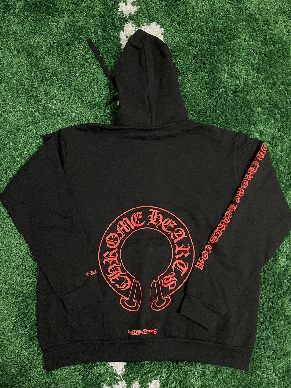Chrome Hearts Black/Red Online Exclusive Hoodie size M L XL | Grailed