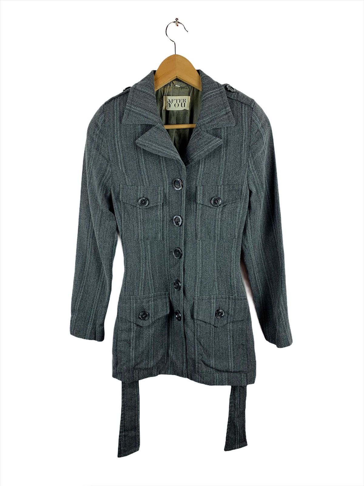Vintage Vintage Wool Long Coat Size US S / EU 44-46 / 1 - 1 Thumbnail