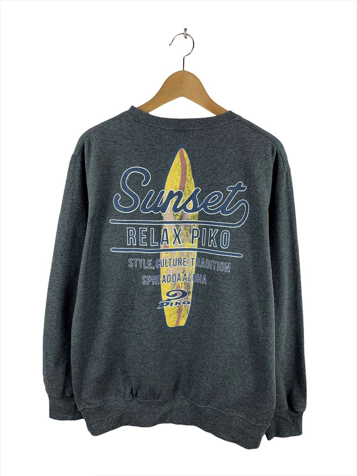 Vintage Vintage Piko Hawaii Surf Sweater Size US M / EU 48-50 / 2 - 1 Thumbnail