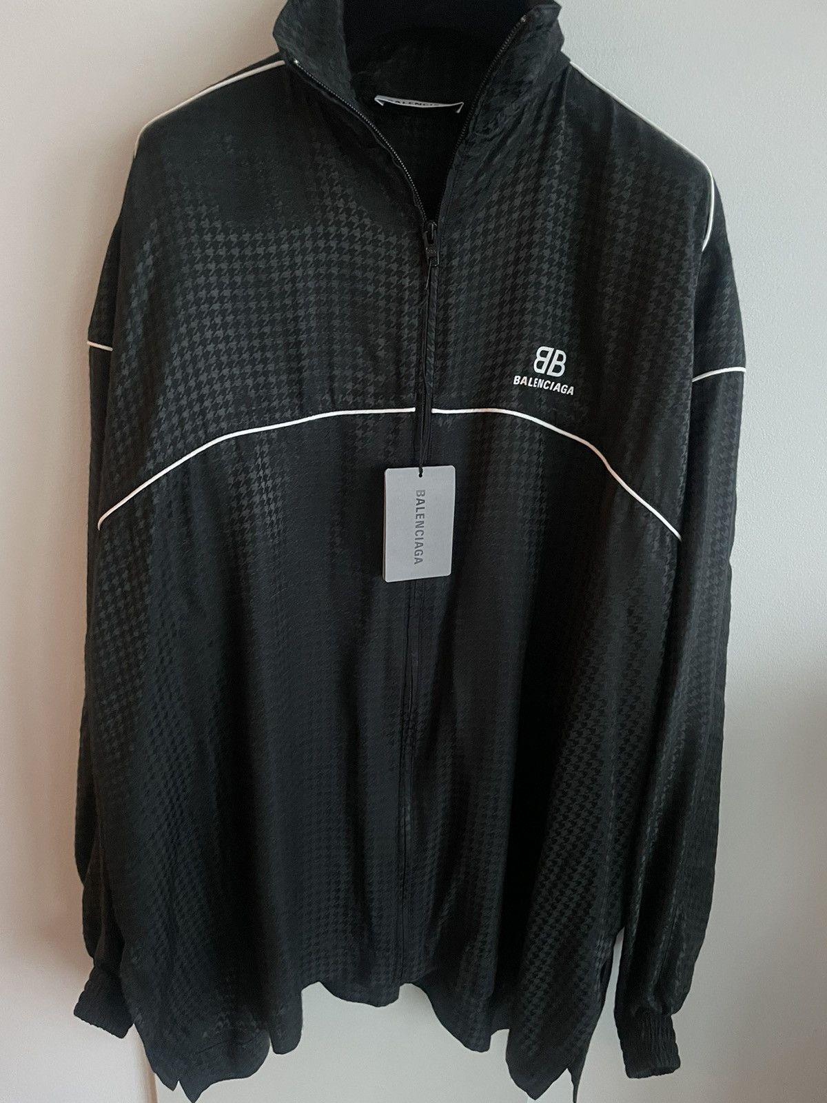$2k Value Balenciaga Super Runway BB Logo Jacket Brand New