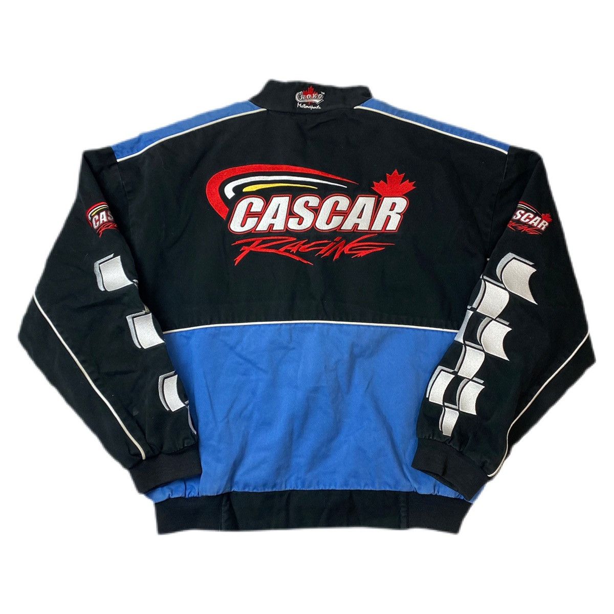 Vintage Vintage Snap-On Cascar Racing Jacket Blue/Black | Grailed