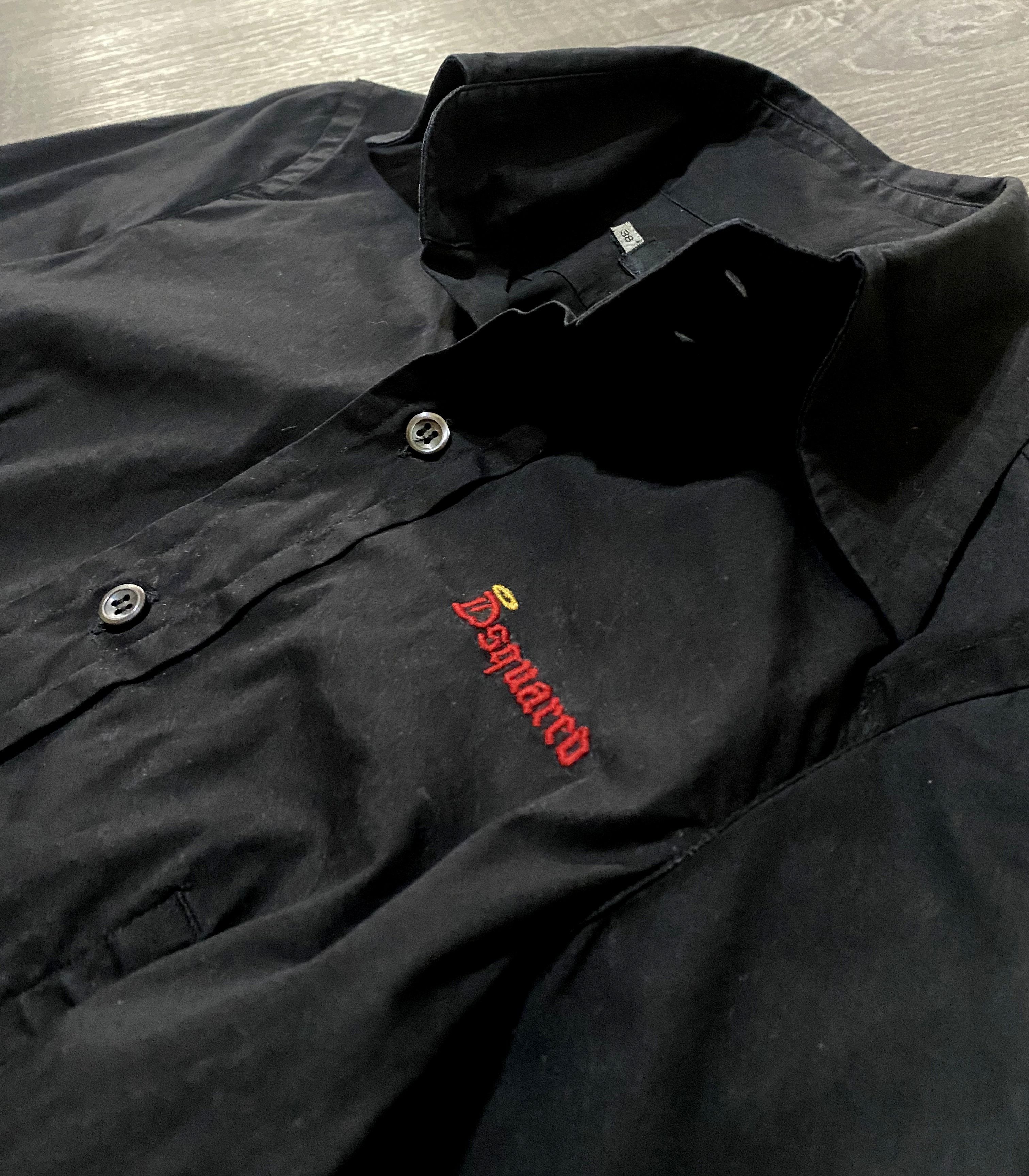 Dsquared2 Women's Vintage Casual Formal Shirt Small Embroidered Logo Size XS / US 0-2 / IT 36-38 - 4 Thumbnail