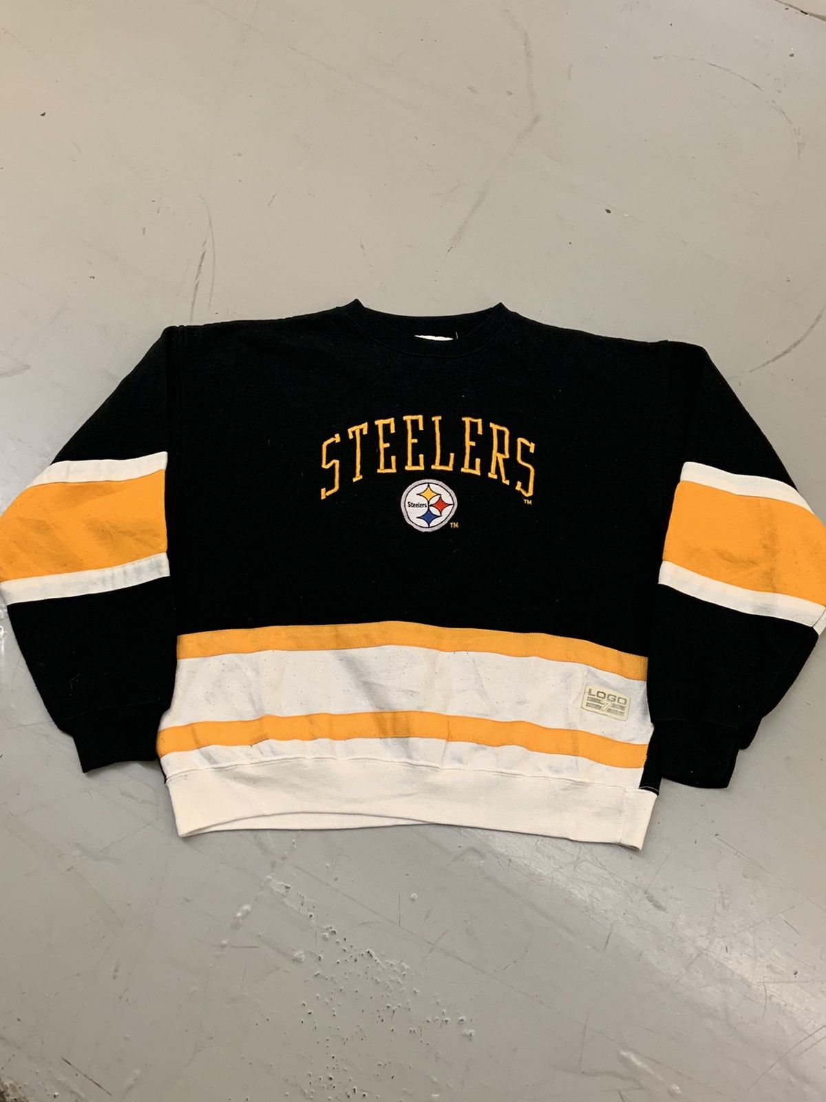 Vintage Vintage 90s Pittsburgh Steelers Logo 7 Crewneck | Grailed