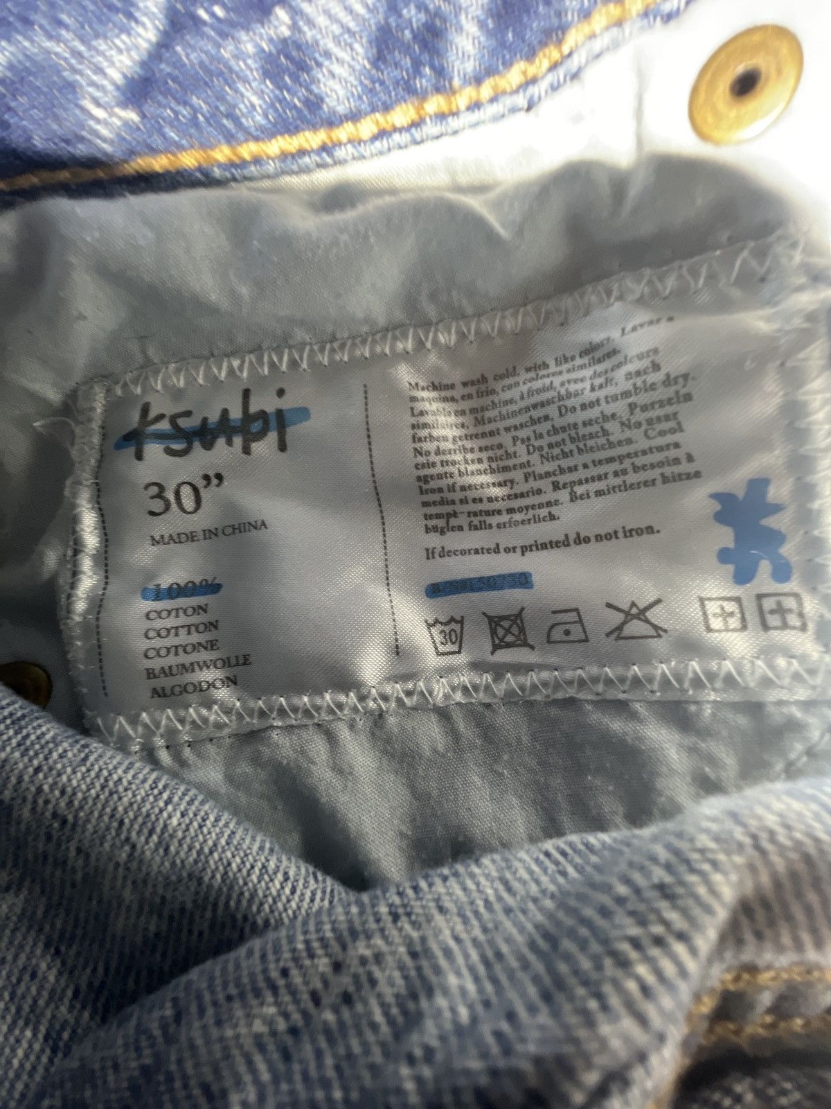 Ksubi Ksubi acid wash Size US 30 / EU 46 - 7 Thumbnail