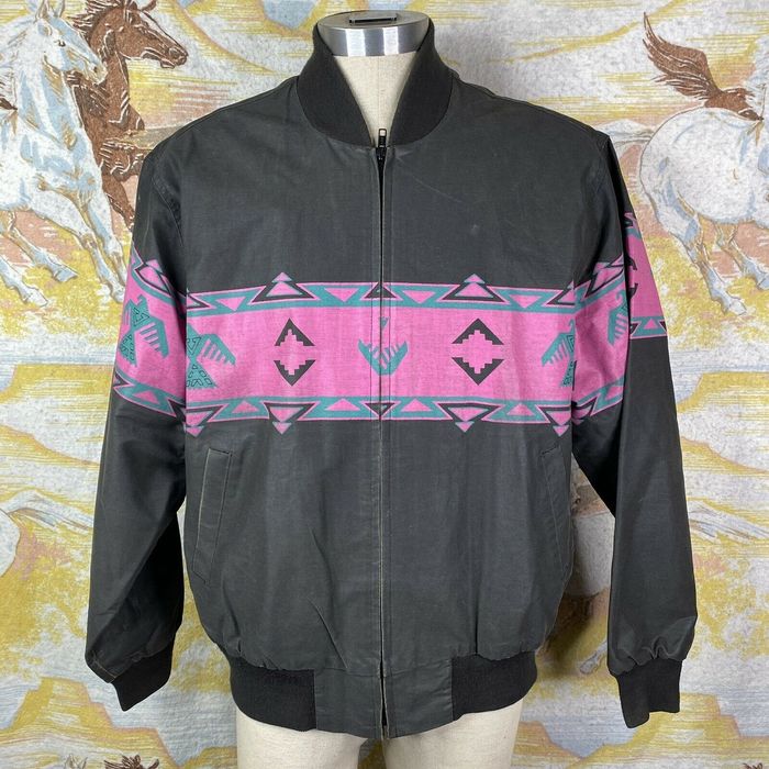 Wrangler Vintage 90s Wrangler Brushpopper Jacket Western Bomber | Grailed