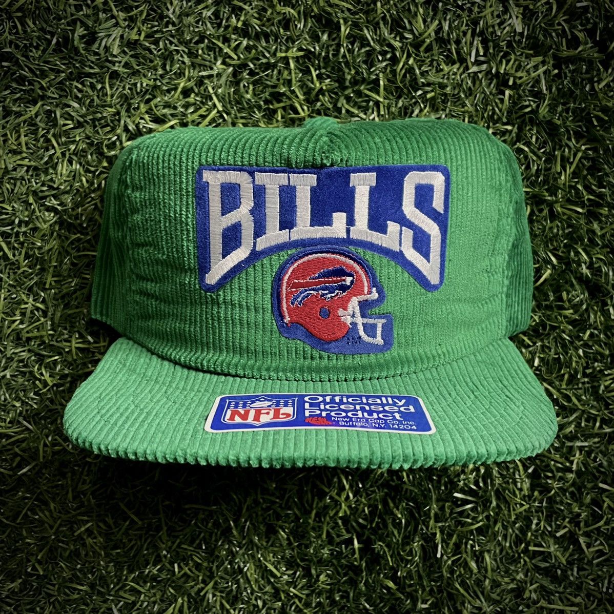 Vintage 90's Buffalo Bills Green Corduroy New Era Hats $75 each Both ❌SOLD❌