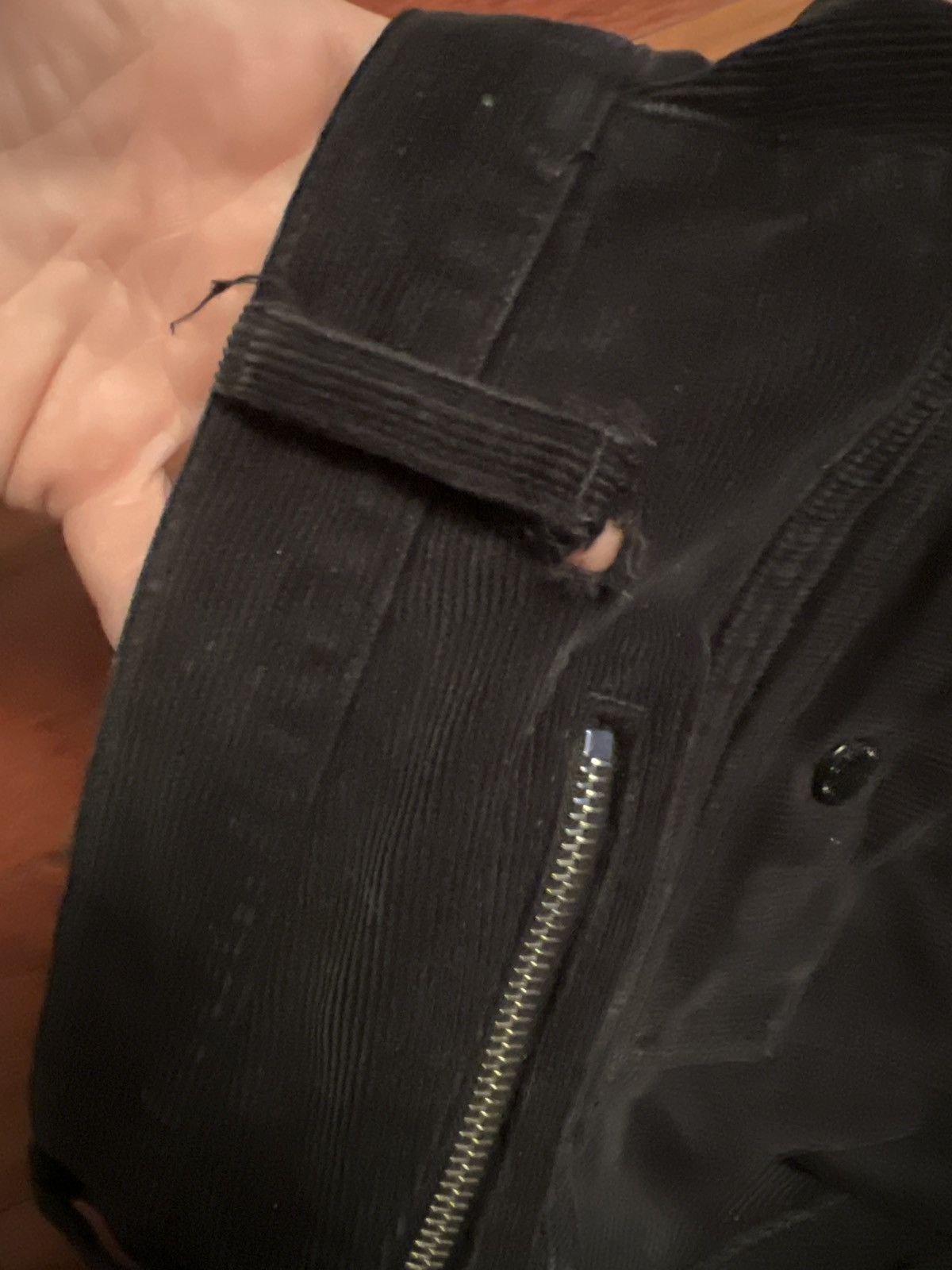 Number (N)ine Black Corduroy Bush Pants Size US 30 / EU 46 - 8 Thumbnail