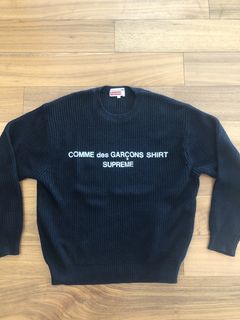 Comme Des Garcons Supreme Cdg Shirt Sweater | Grailed