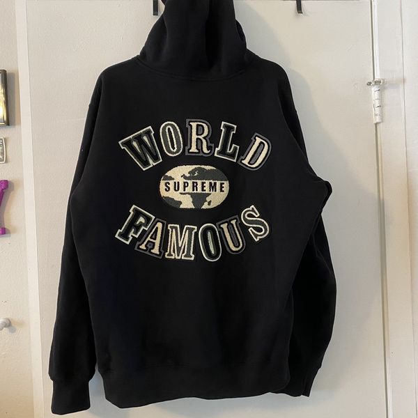 Supreme world hotsell famous zip up